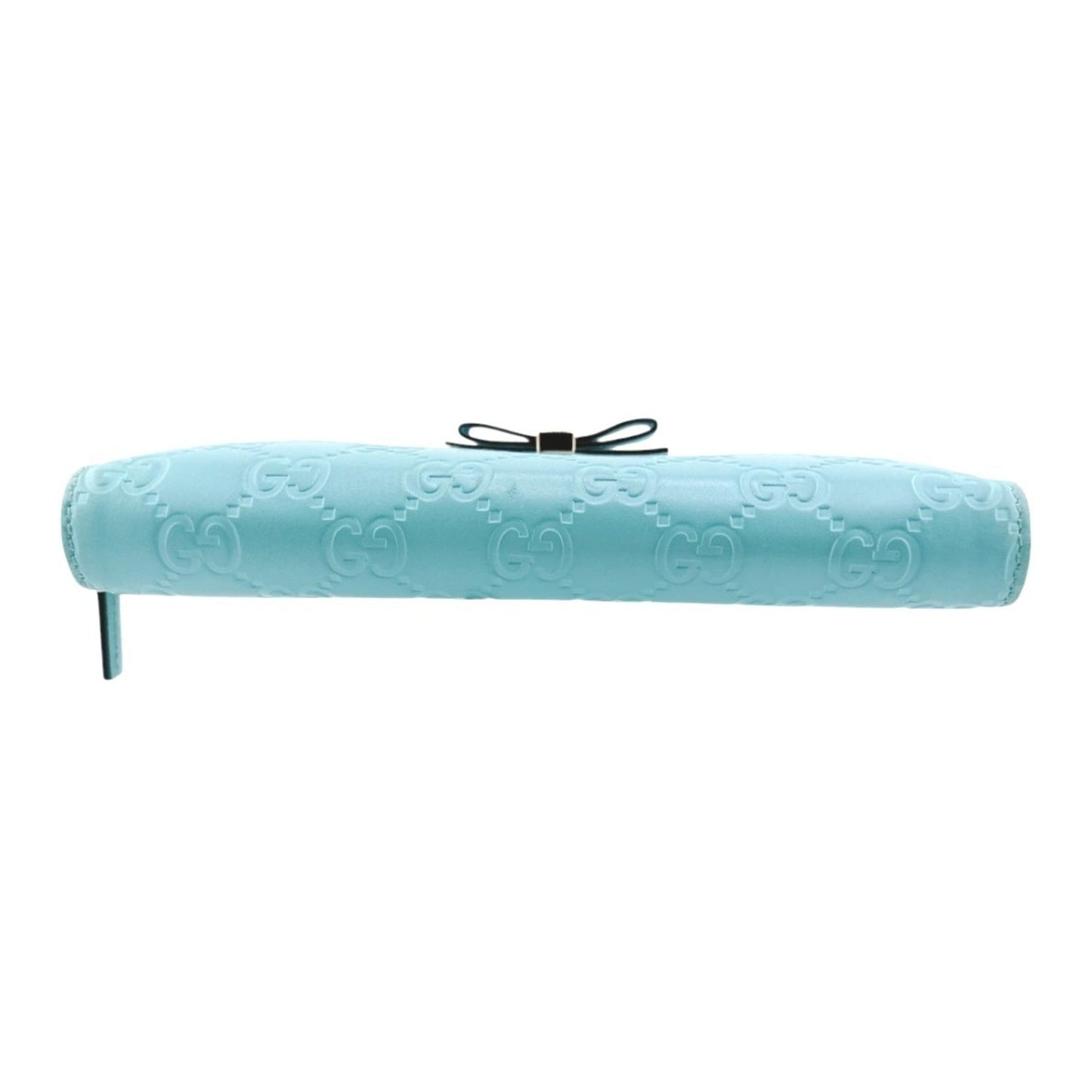 Gucci Blue Light Blue Leather Long Wallet (Bi-Fold) ( )