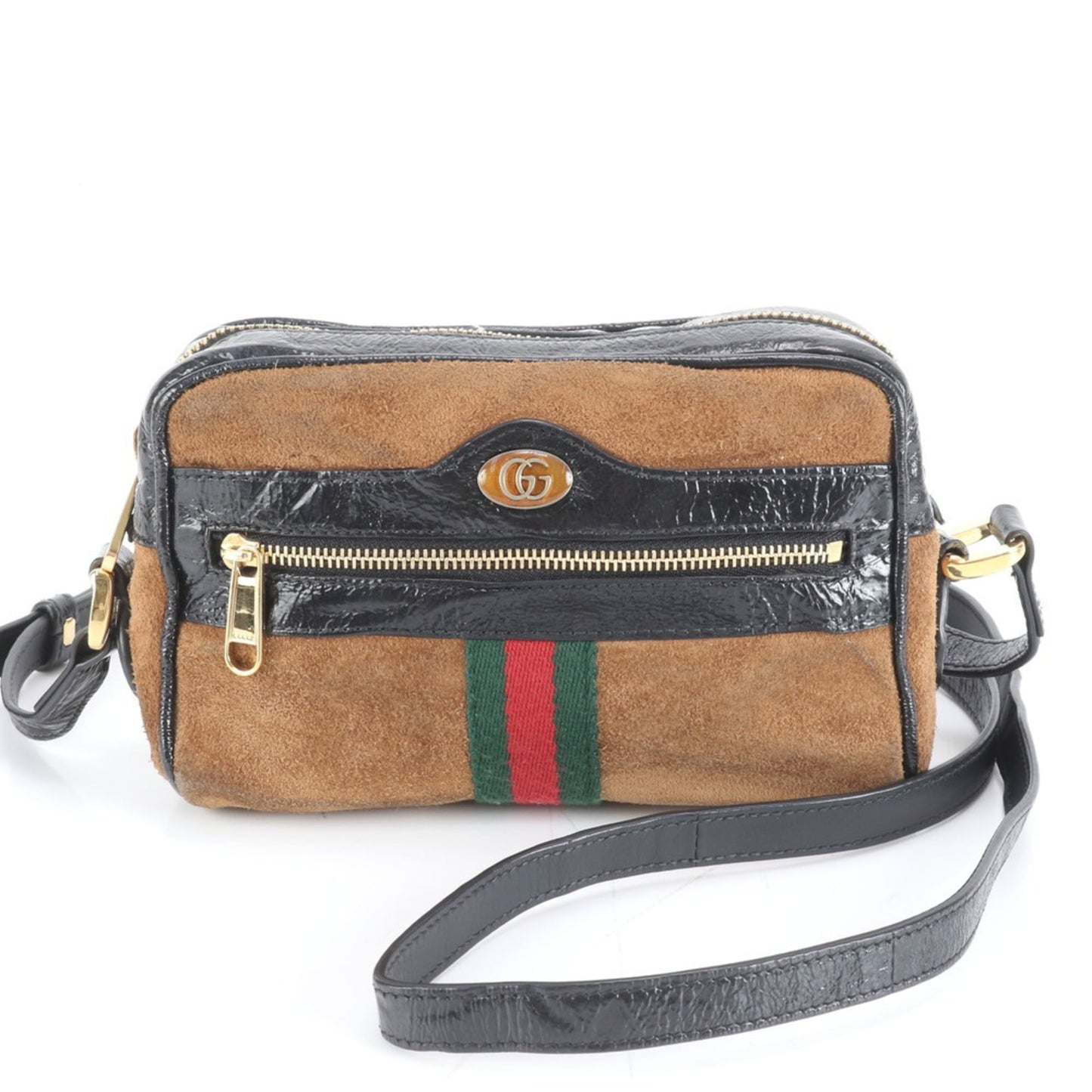 Gucci Brown Leather Shoulder Bag ( )