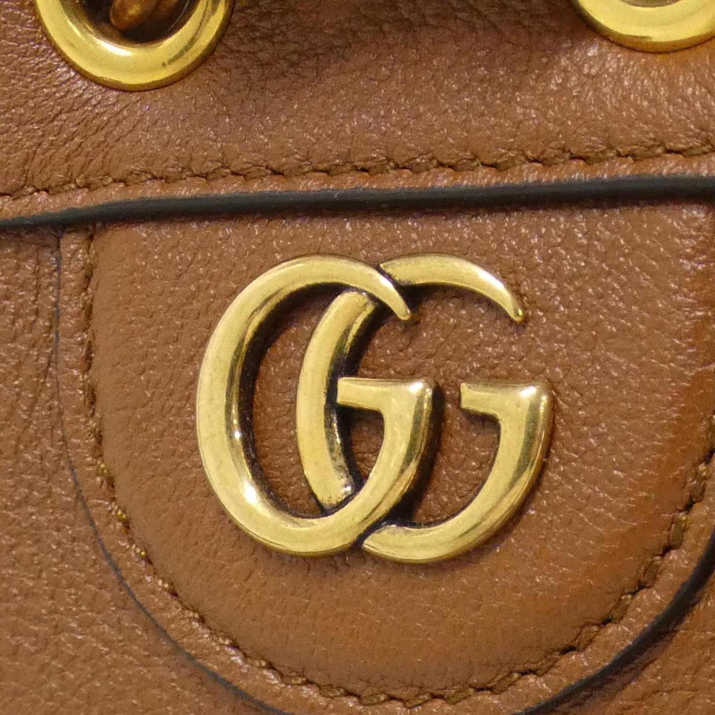 Gucci Brown Leather Handbag ( )