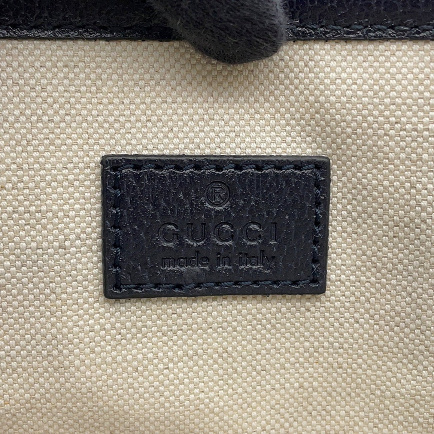 Gucci Ophidia Beige Navy Gg Supreme Leather Shoulder Bag ( )