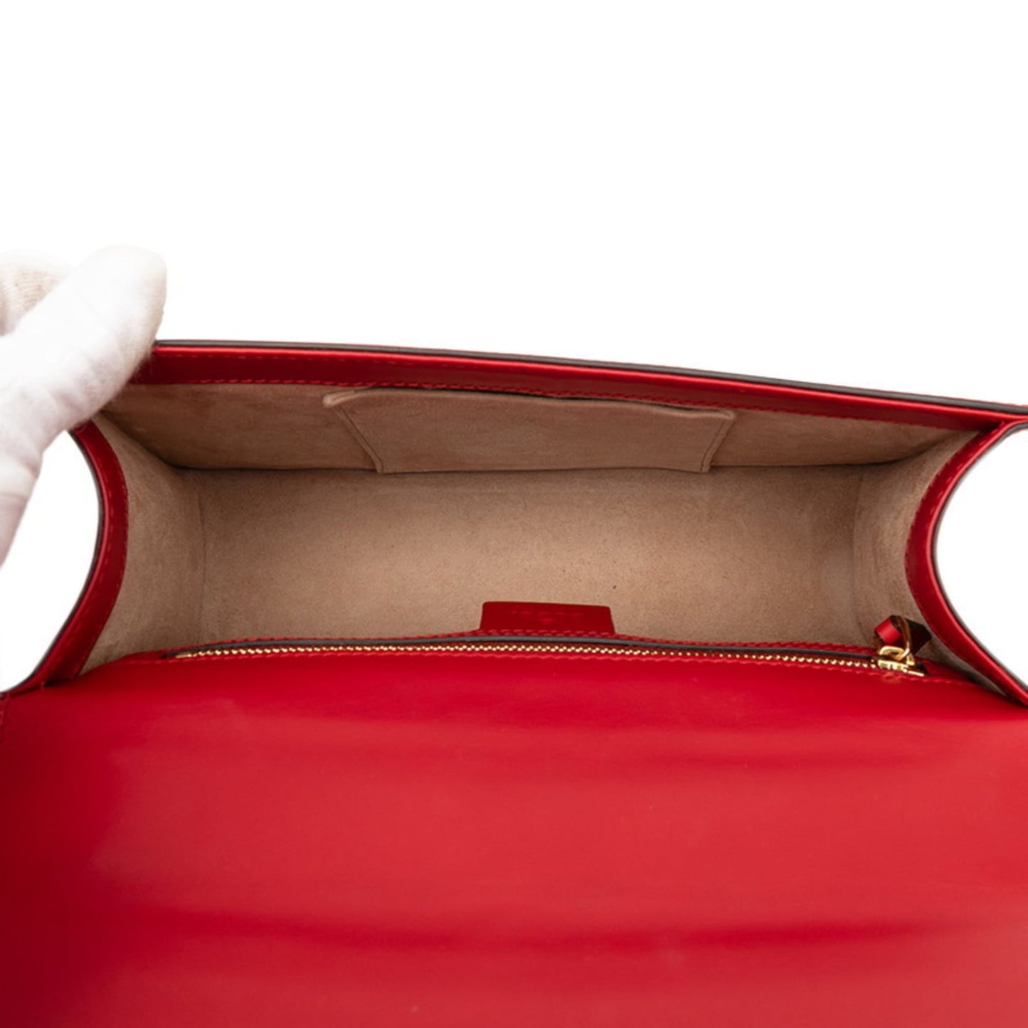 Gucci Multi-Color Red Color Leather Handbag Shoulder Bag ( )