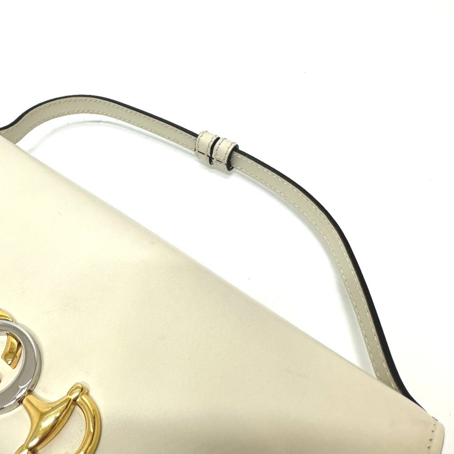 Gucci Off-White Leather Shoulder Bag ( )