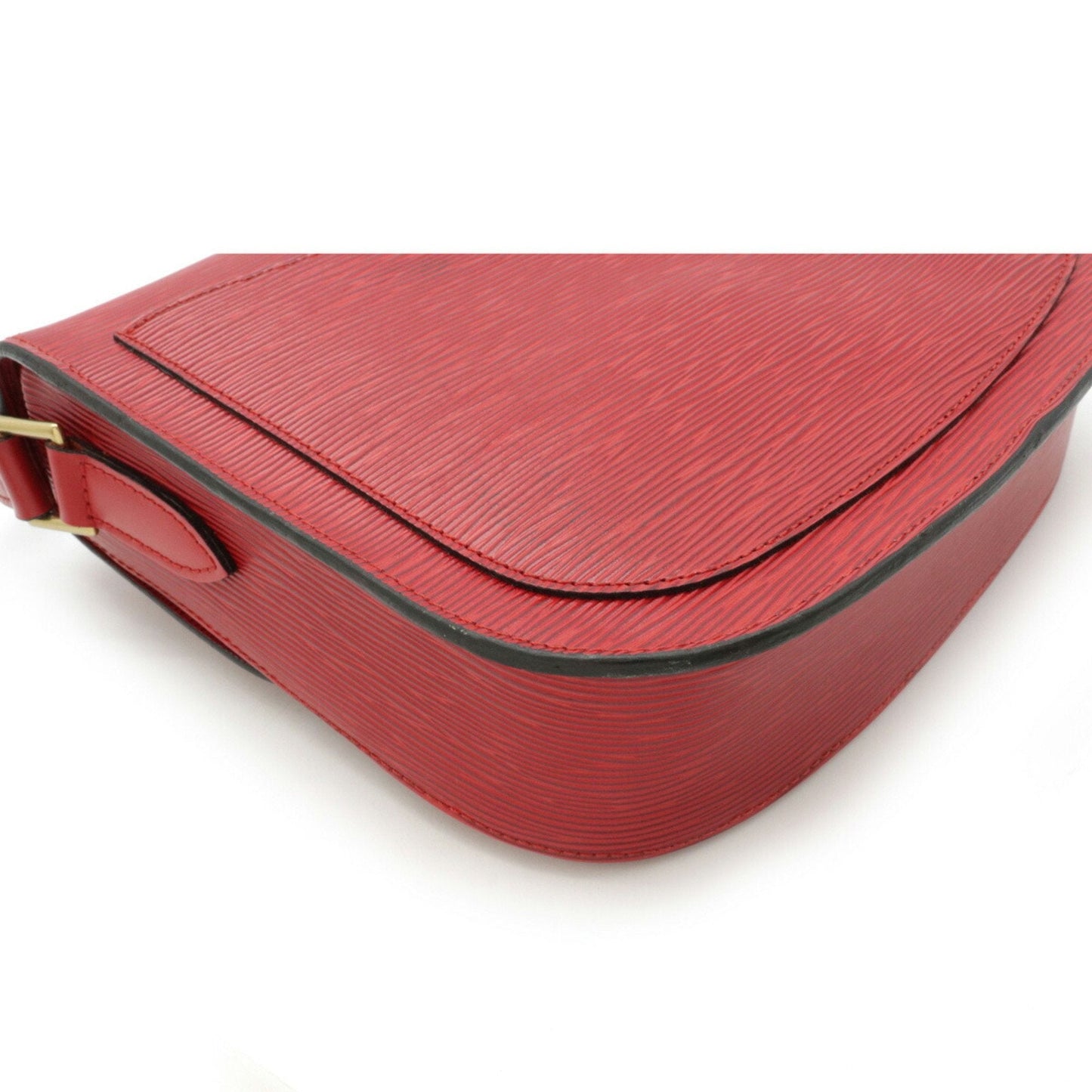 Louis Vuitton Epi Sun Crew Shoulder Bag Leather Castilian Red