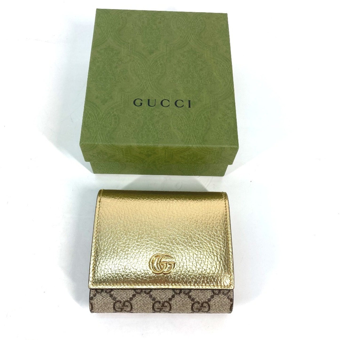Gucci Beige Leather Wallet (Bi-Fold) ( )