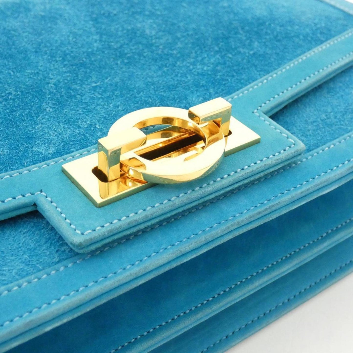Hermes Turquoise Shoulder Bag ( )