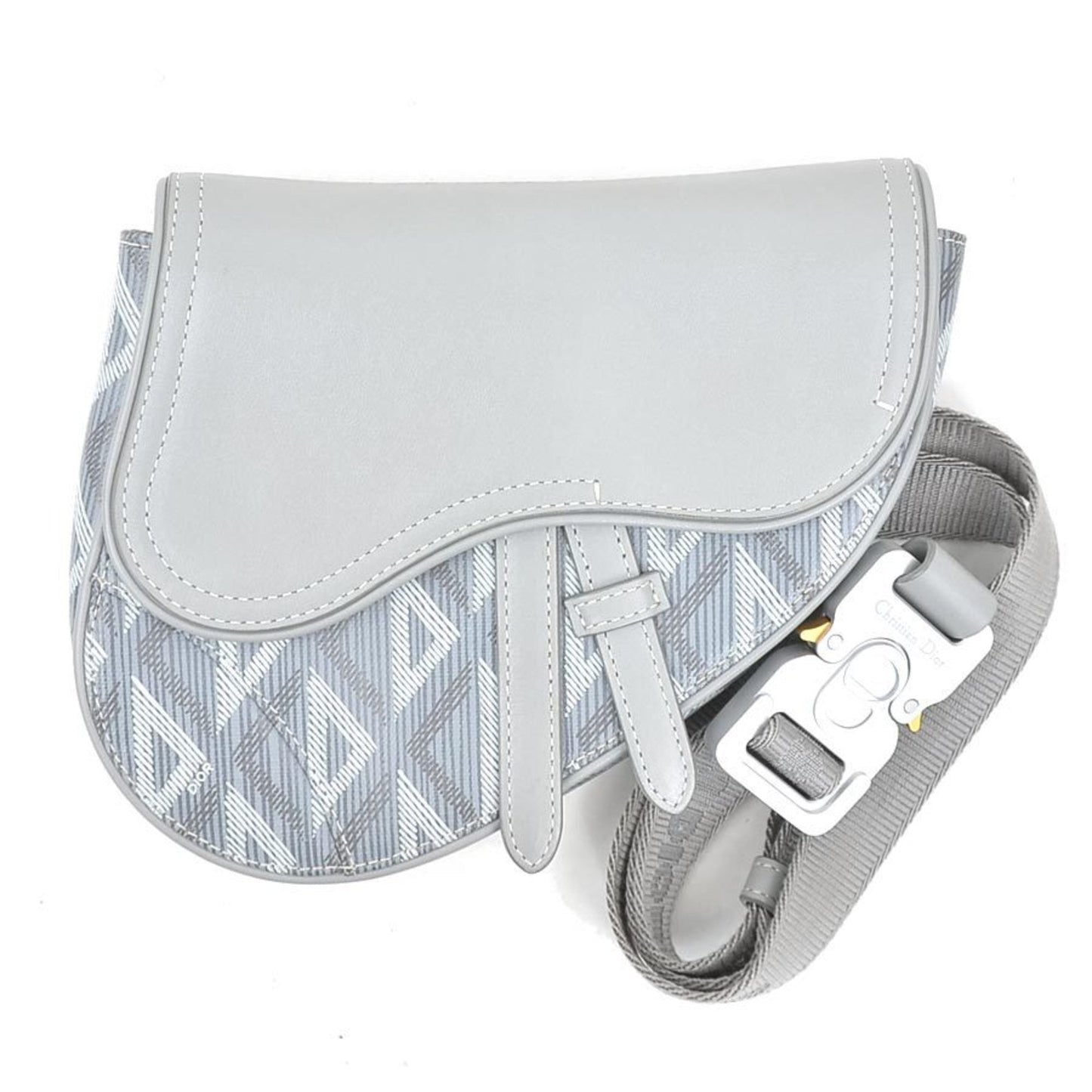 Christian Dior Gray Leather Sling Bag ()