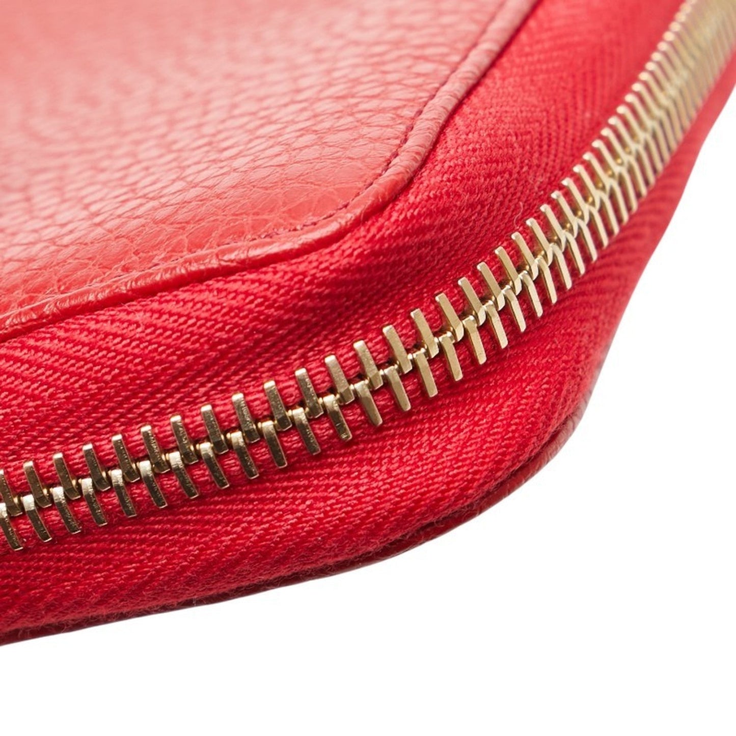 Gucci Soho Red Color Leather Wallet (Bi-Fold) ( )