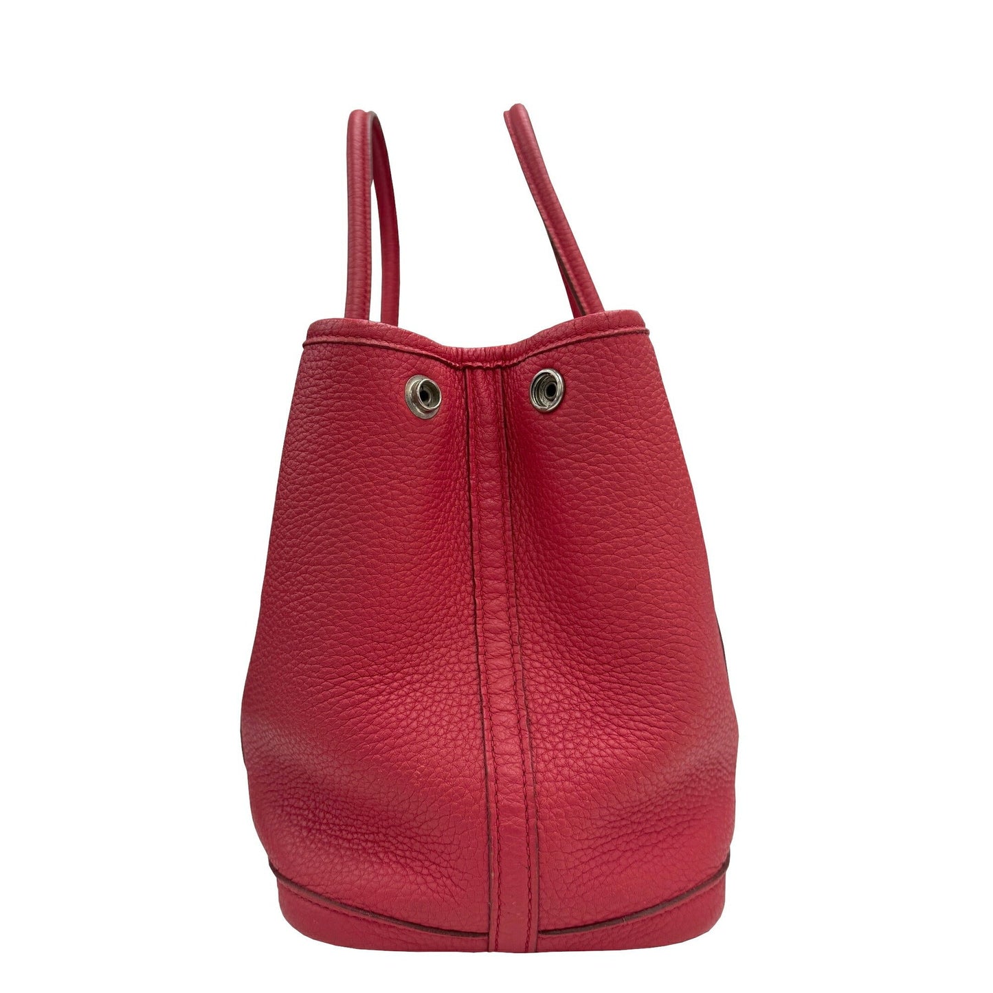 Hermes Bougainvillier Red Color Negonda Leather Handbag Tote Bag ( )