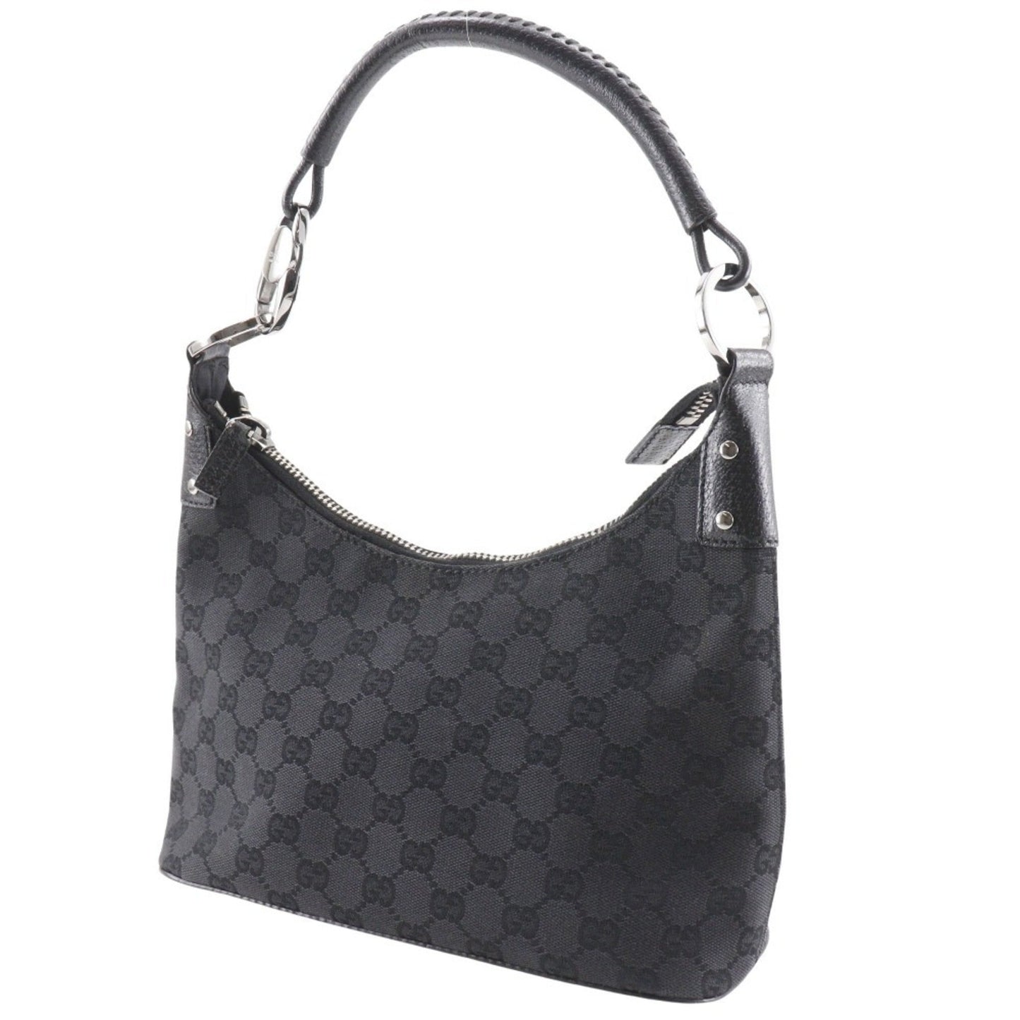 Gucci Gg Canvas Black Gg Canvas Shoulder Bag ( )