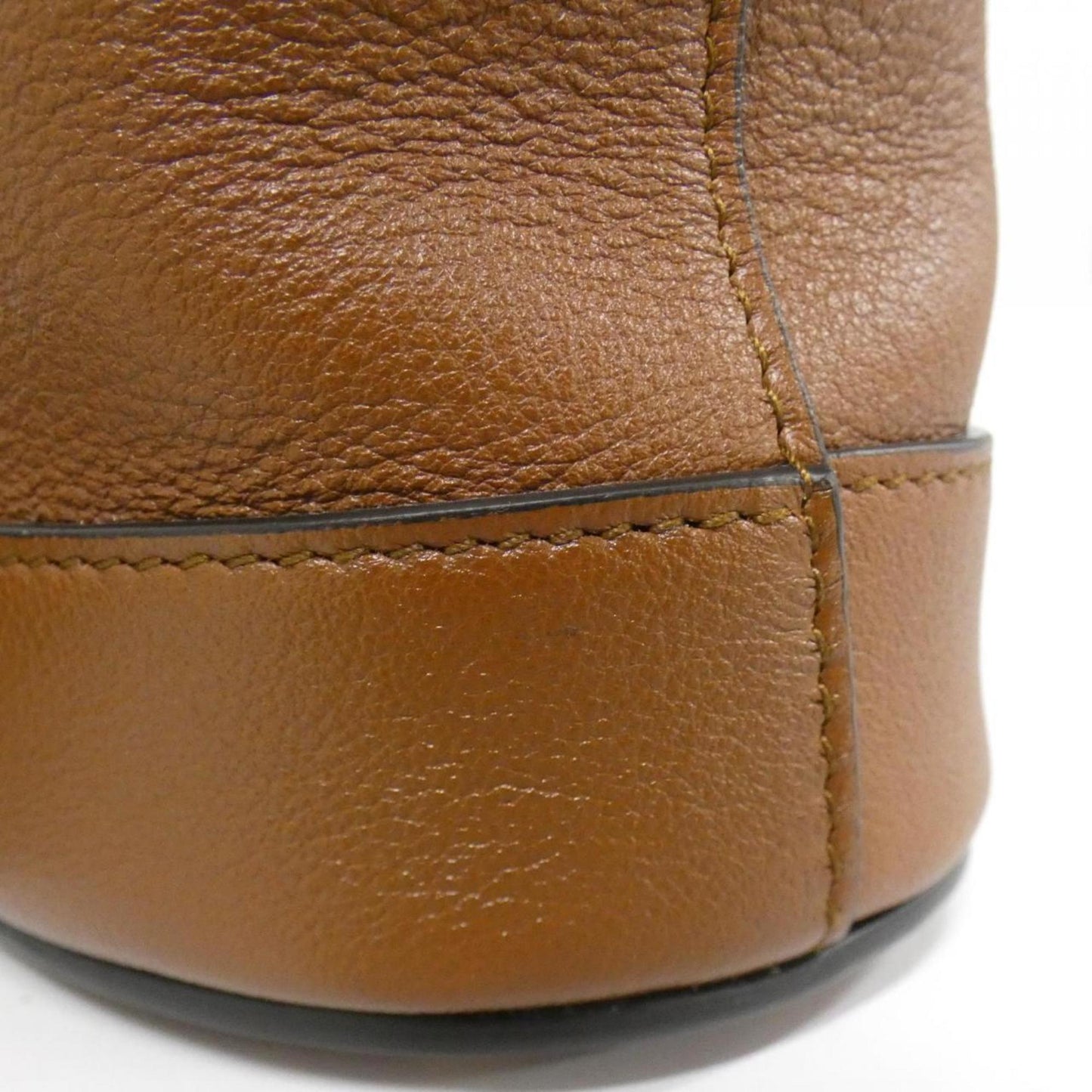 Gucci Brown Leather Handbag ( )