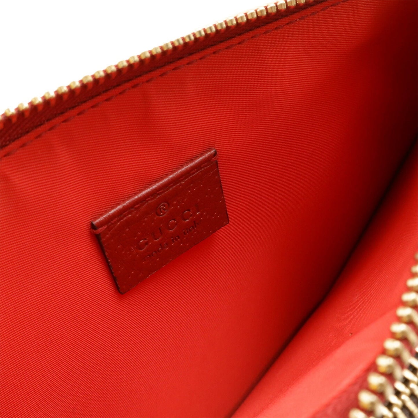 Gucci Beige Multi-Color Red Color Gg Supreme Canvas Leather Shoulder Bag ( )