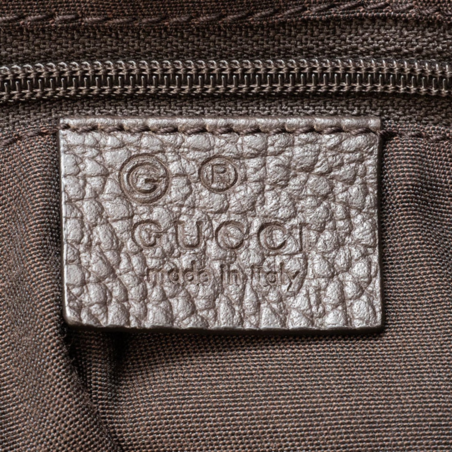 Gucci Beige Brown Pvc Canvas Leather Tote Bag ( )