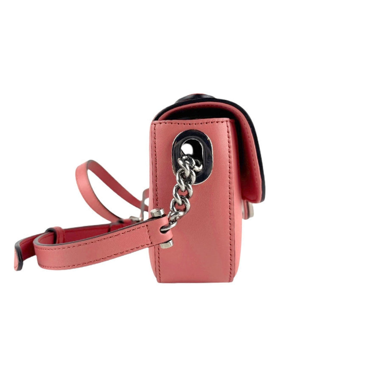 Gucci Pink Leather Shoulder Bag ( )