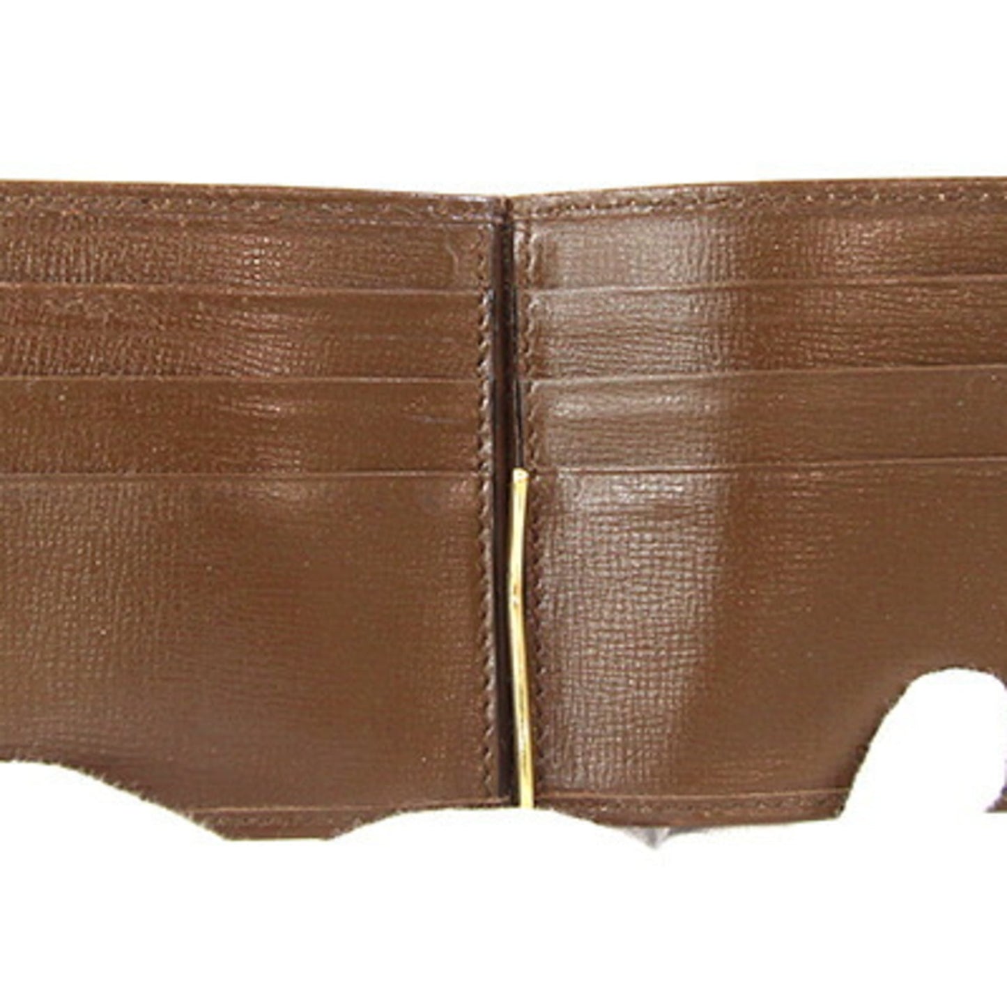 Gucci Beige Brown Gg Supreme Leather Wallet (Bi-Fold) ( )