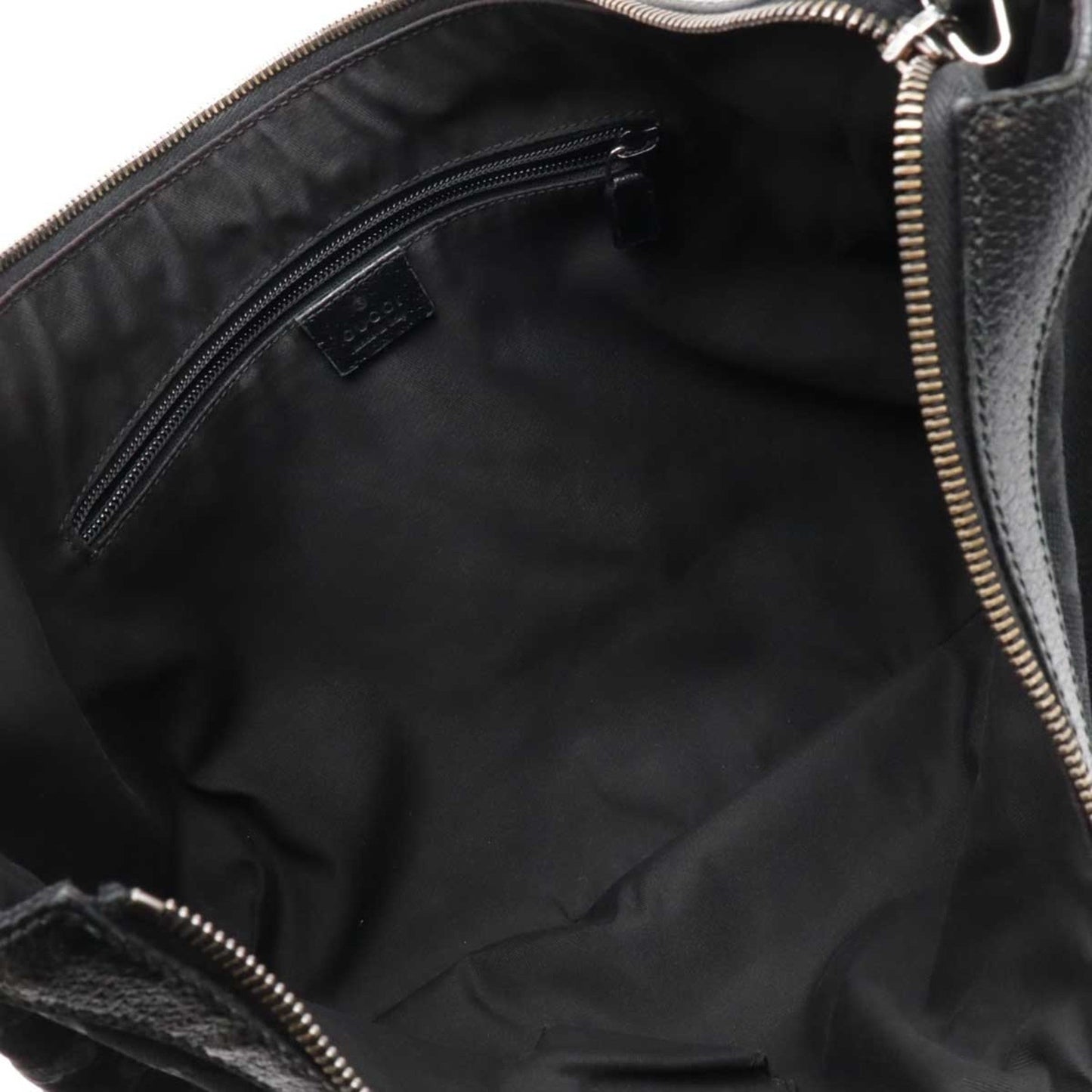 Gucci Gg Canvas Black Gg Canvas Leather Shoulder Bag ( )