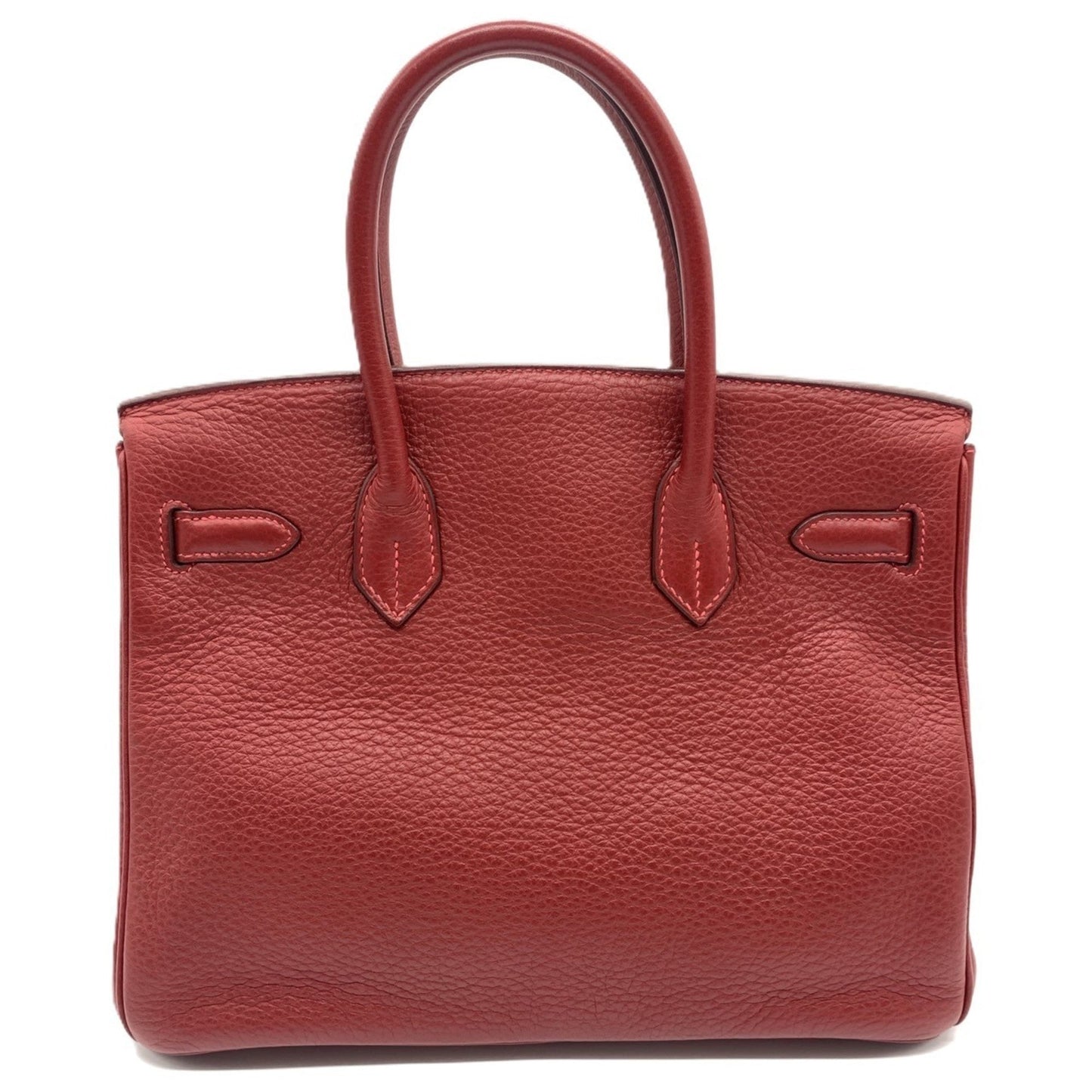 Hermes Red Color Ardennes Leather Handbag ( )