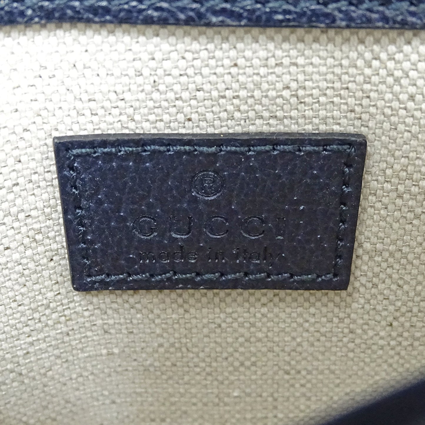 Gucci Navy Gg Supreme Shoulder Bag Sling Bag ( )
