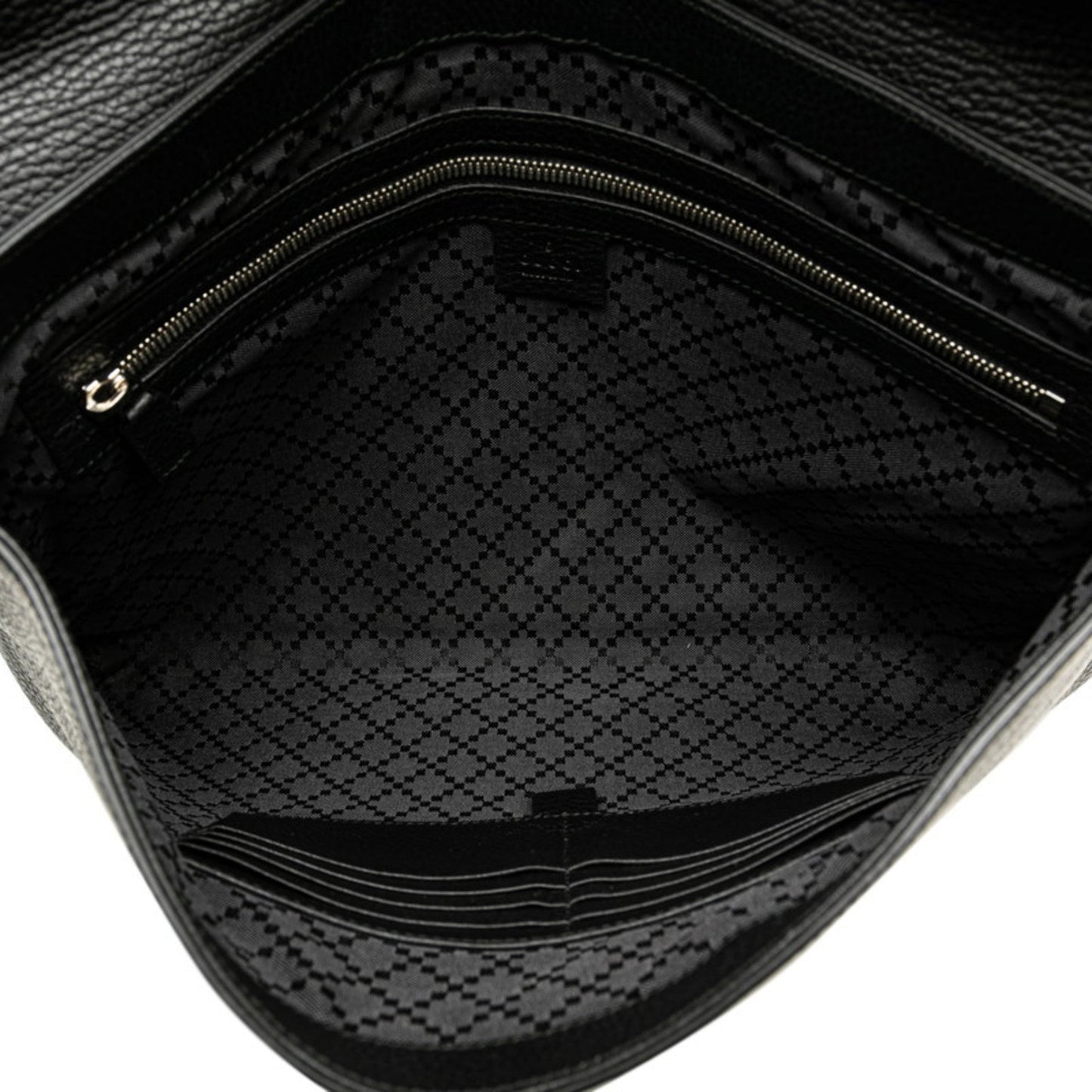 Gucci Black Leather Clutch Bag ( )