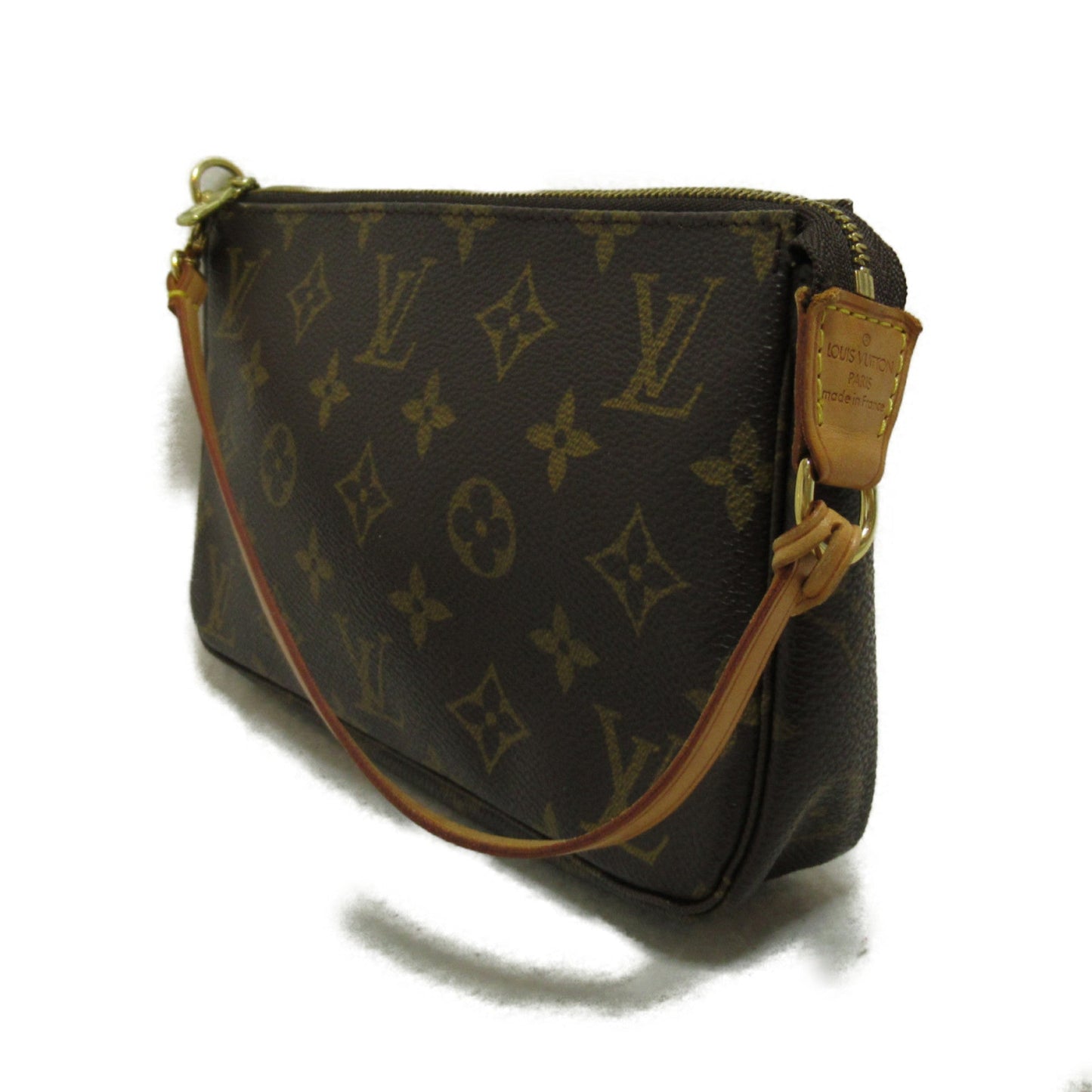 LOUIS VUITTON Pochette Accessoires Brown Monogram PVC coated canvas Clutch