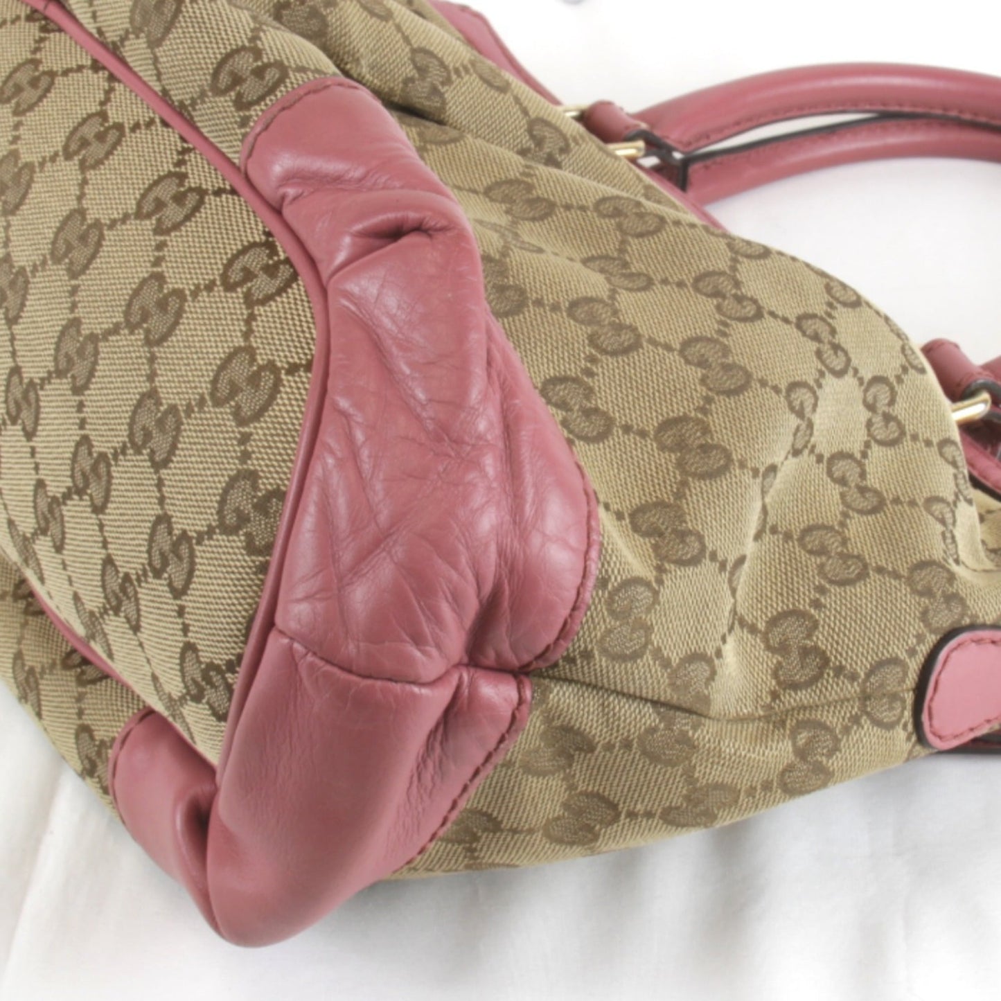 Gucci Brown Gg Canvas Shoulder Bag ( )