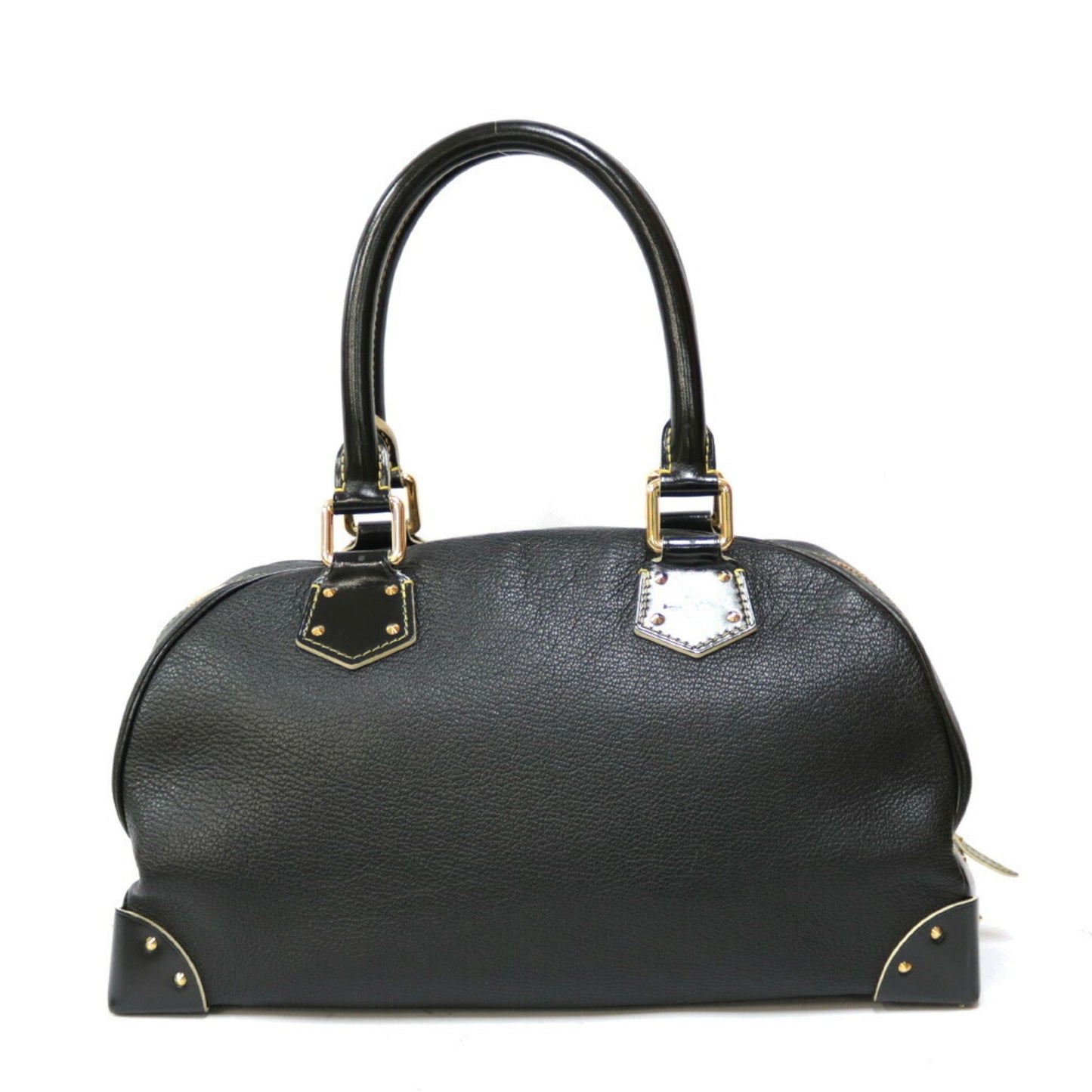 Louis Vuitton Handbag Suhari Superb Black Ladies