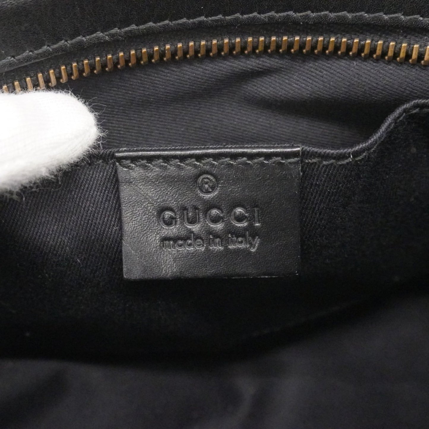 Gucci Black Canvas Pouch ( )