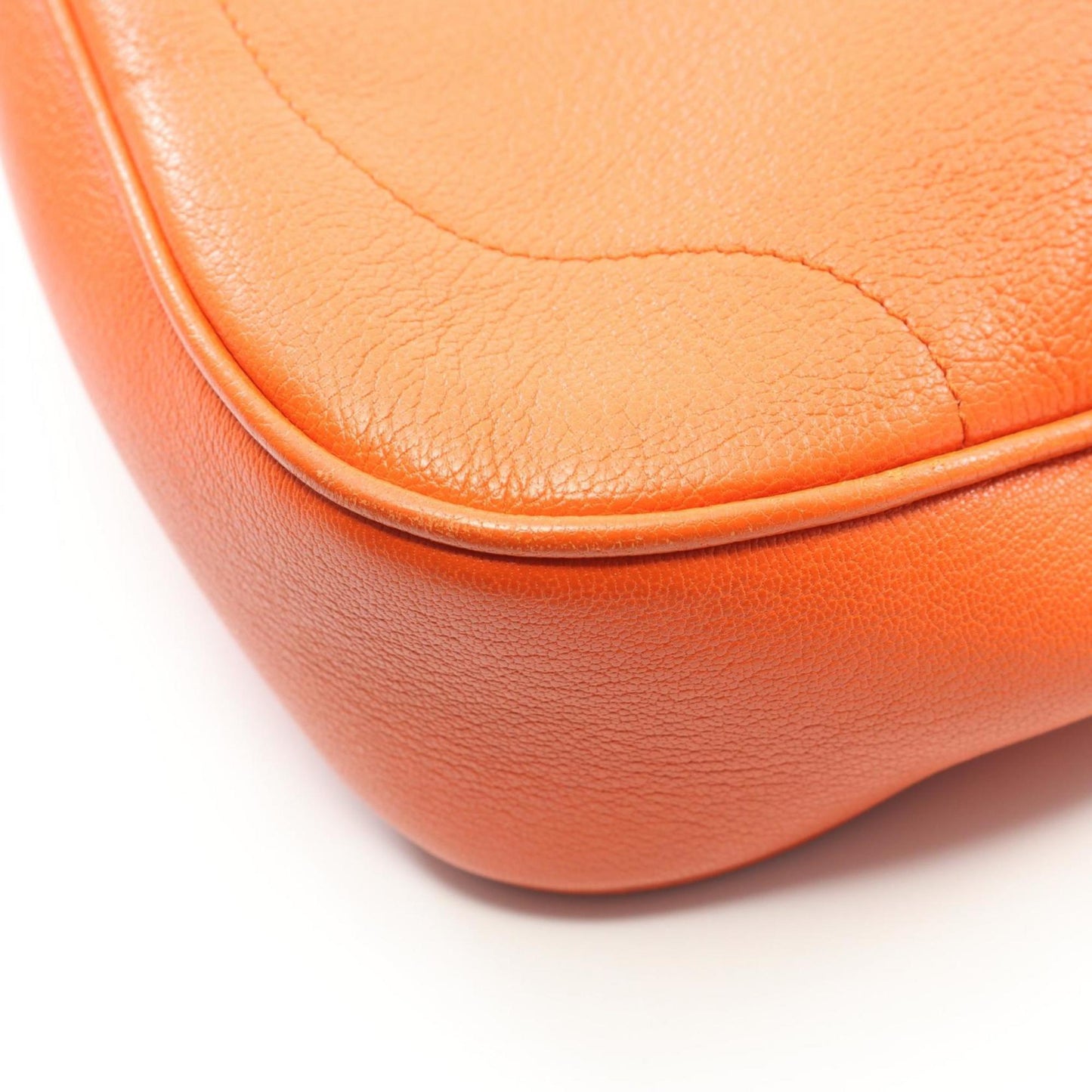 Gucci Orange Leather Shoulder Bag ( )