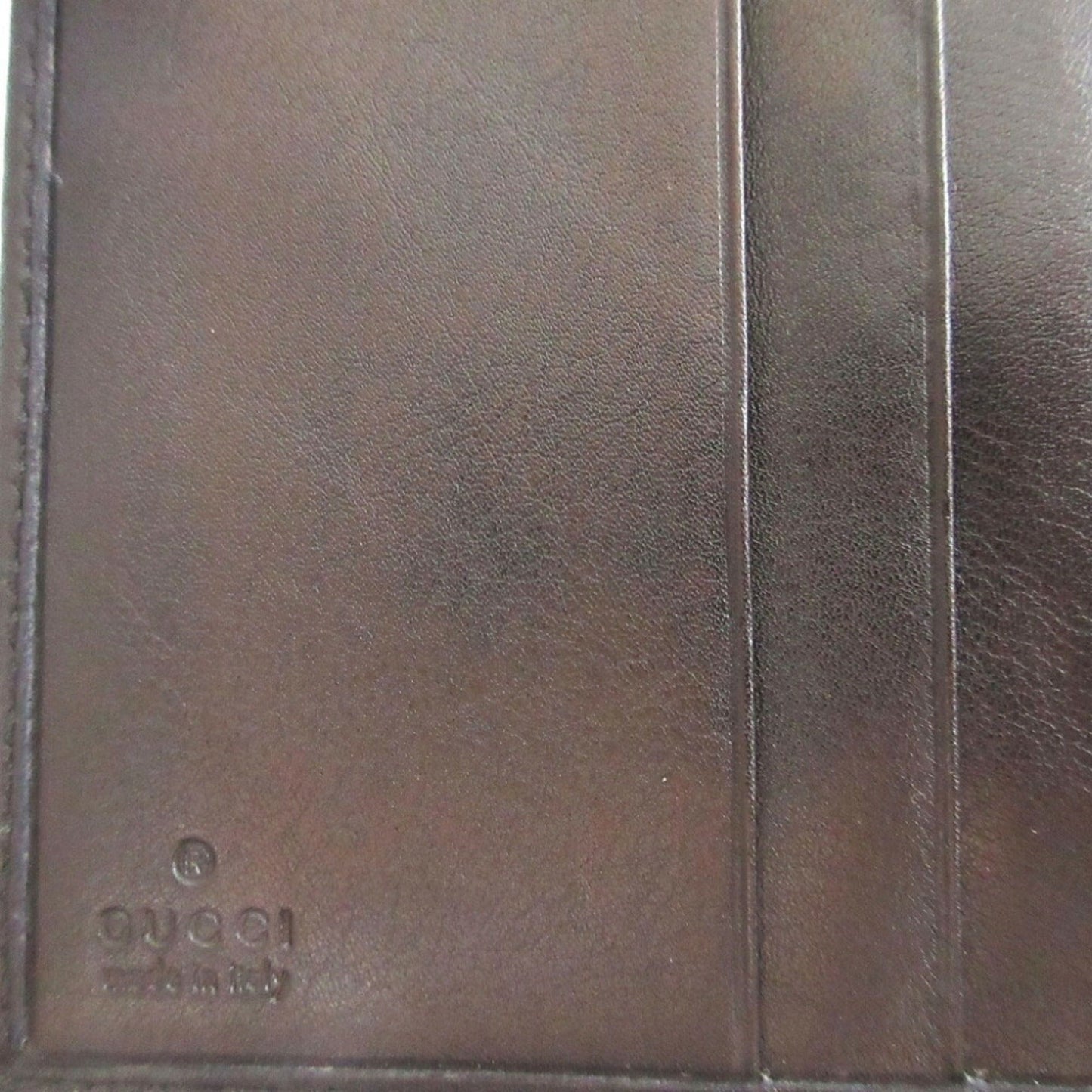 Gucci Black Gg Canvas Leather Wallet (Tri-Fold) ( )