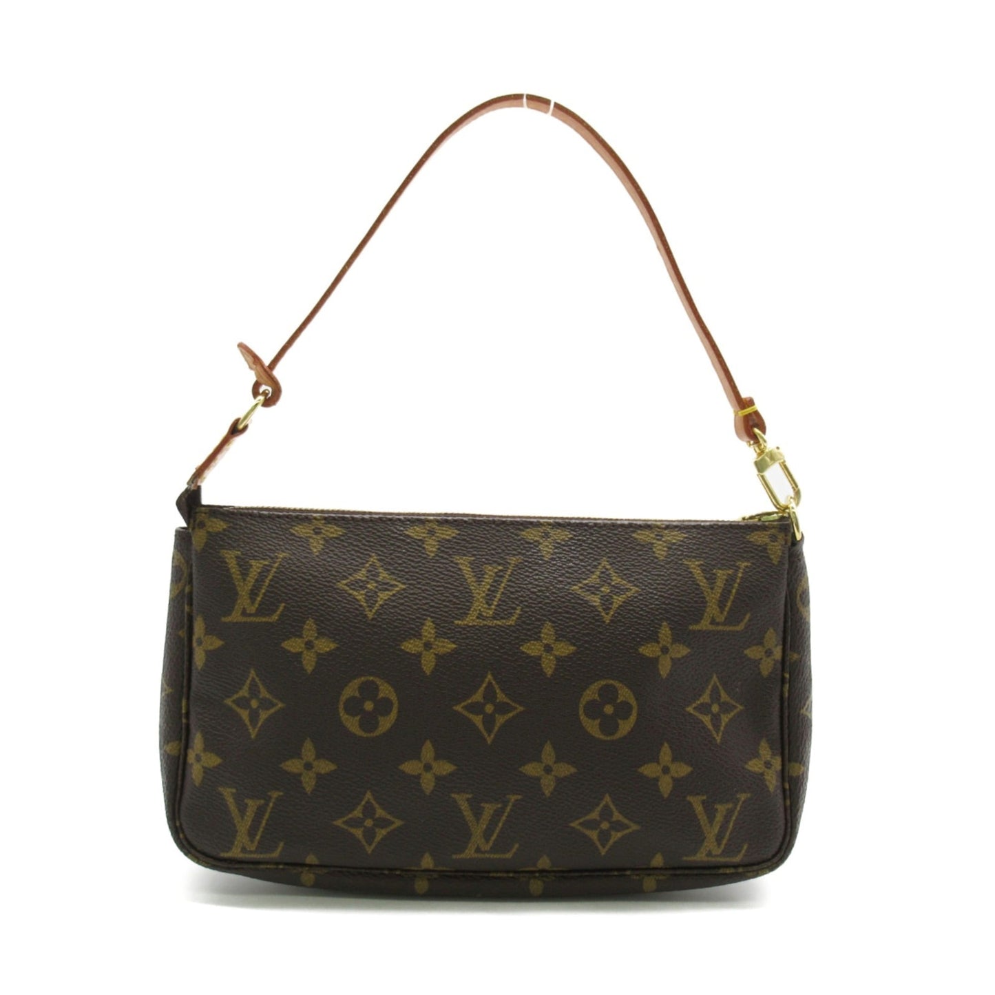 LOUIS VUITTON Pochette Accessoires Accessory Pouch Brown Monogram PVC coated canvas Clutch
