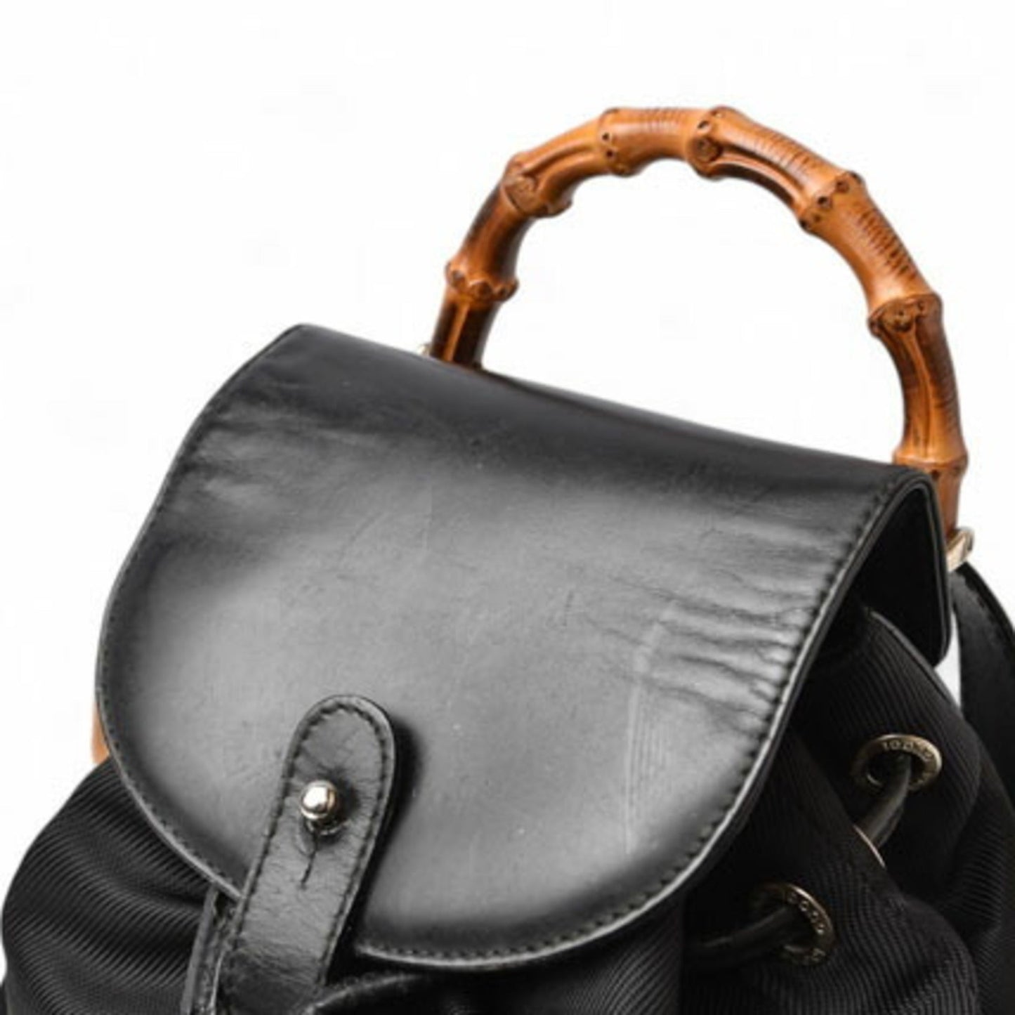 Gucci Black Leather Backpack ( )
