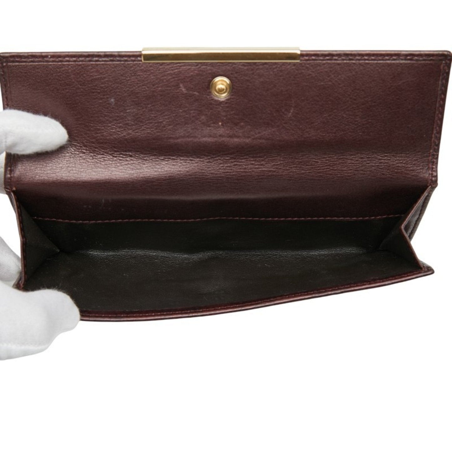 Gucci Brown Leather Long Wallet (Bi-Fold) ( )