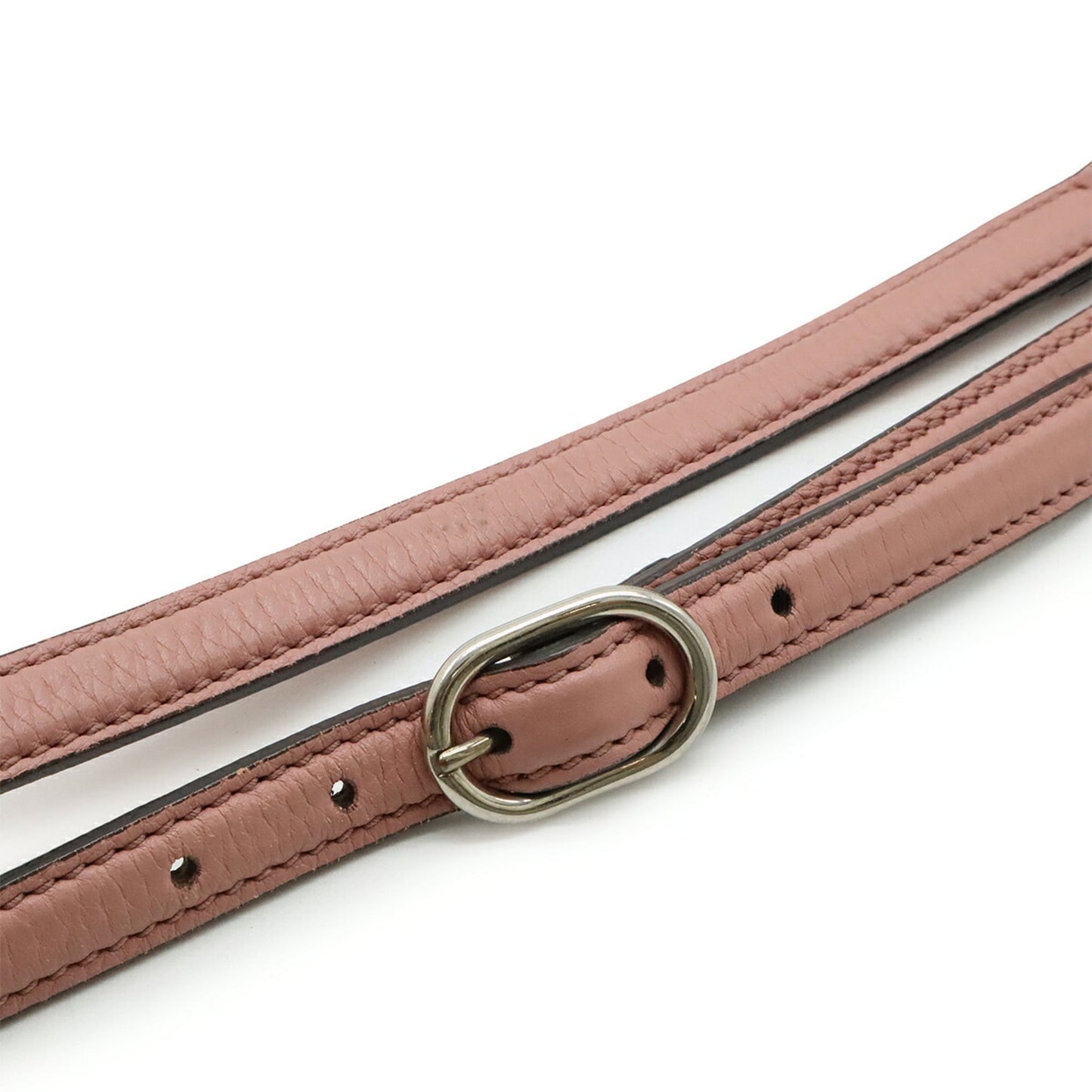 Gucci Pink Bamboo Leather Handbag Shoulder Bag ( )