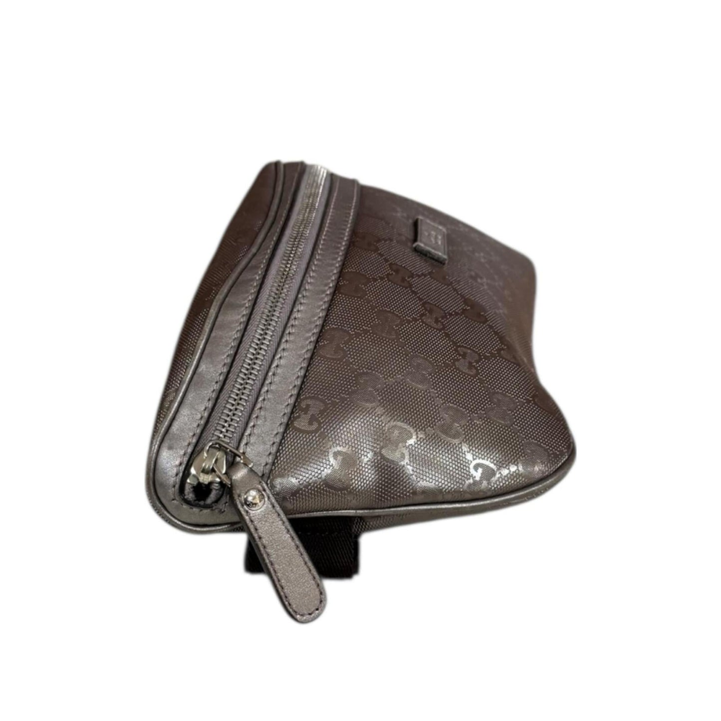 Gucci Silver Pvc Sling Bag ( )