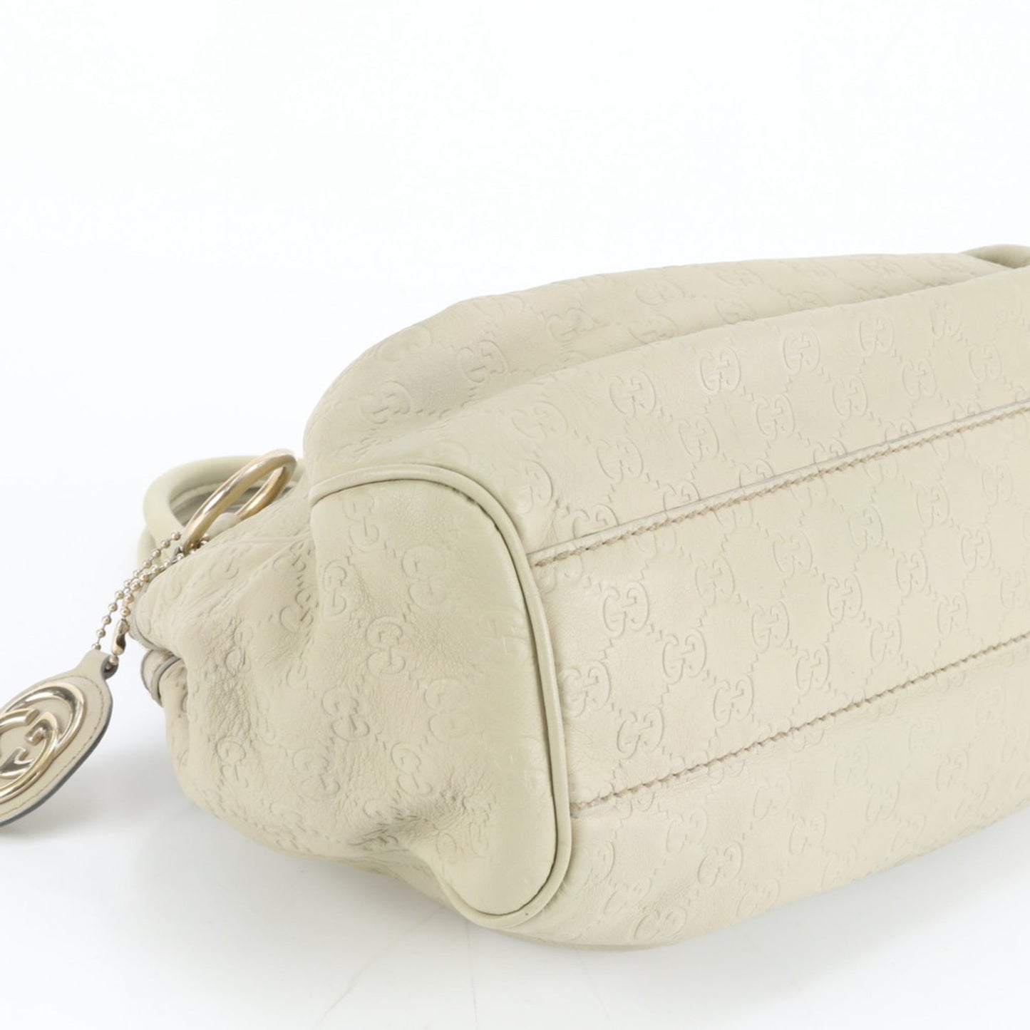 Gucci Beige Leather Tote Bag ( )