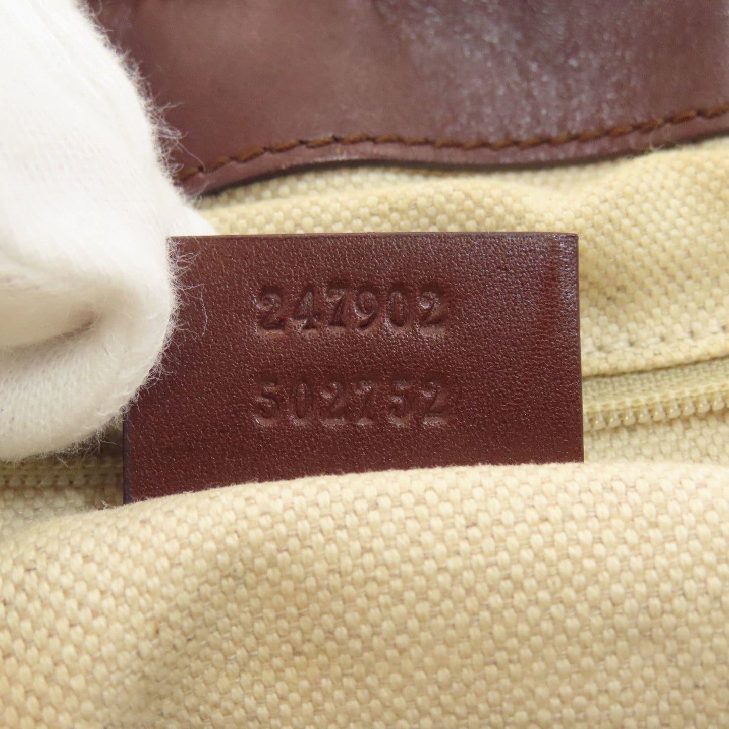 Gucci Brown Canvas Tote Bag ( )