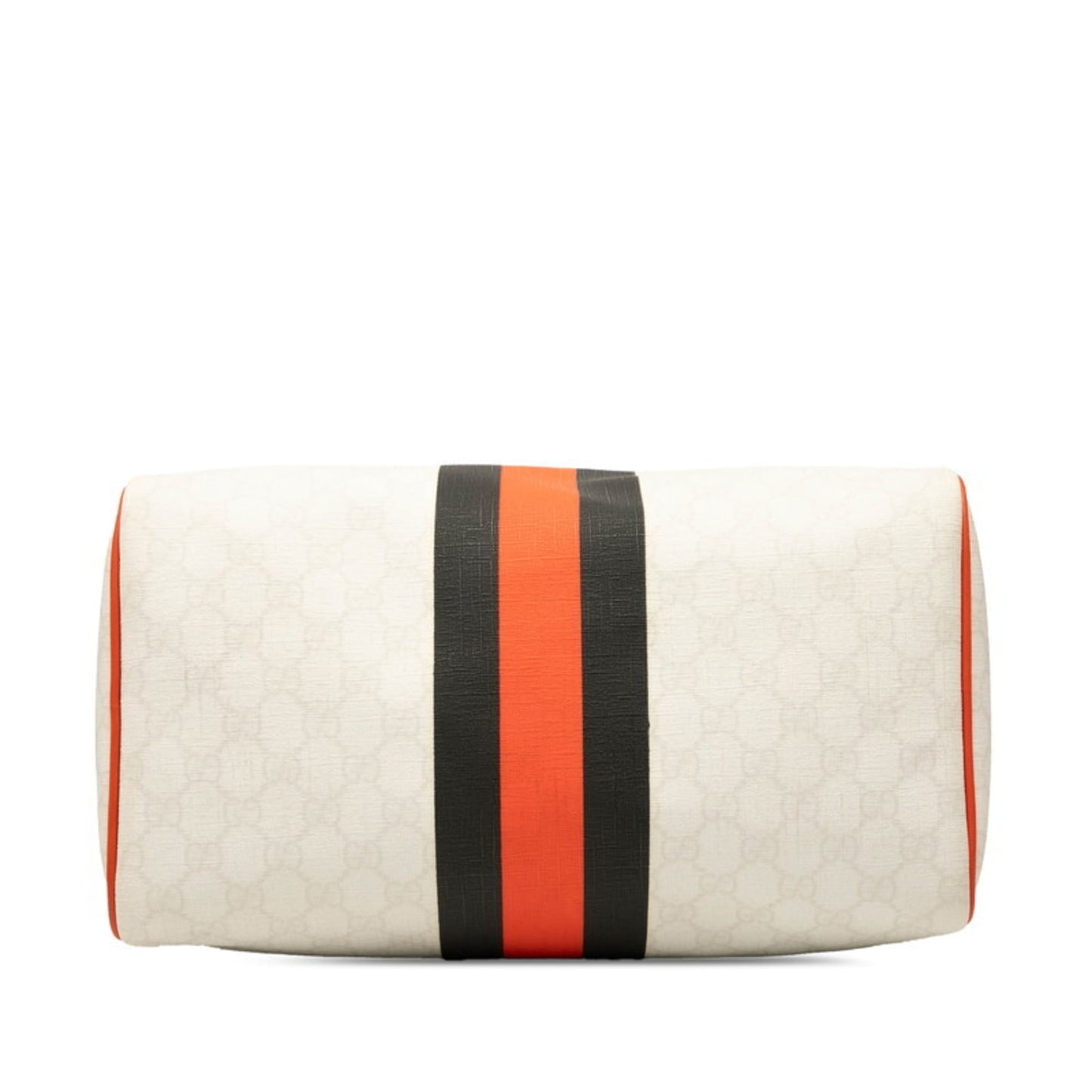 Gucci Black Orange White Pvc Leather Handbag ( )