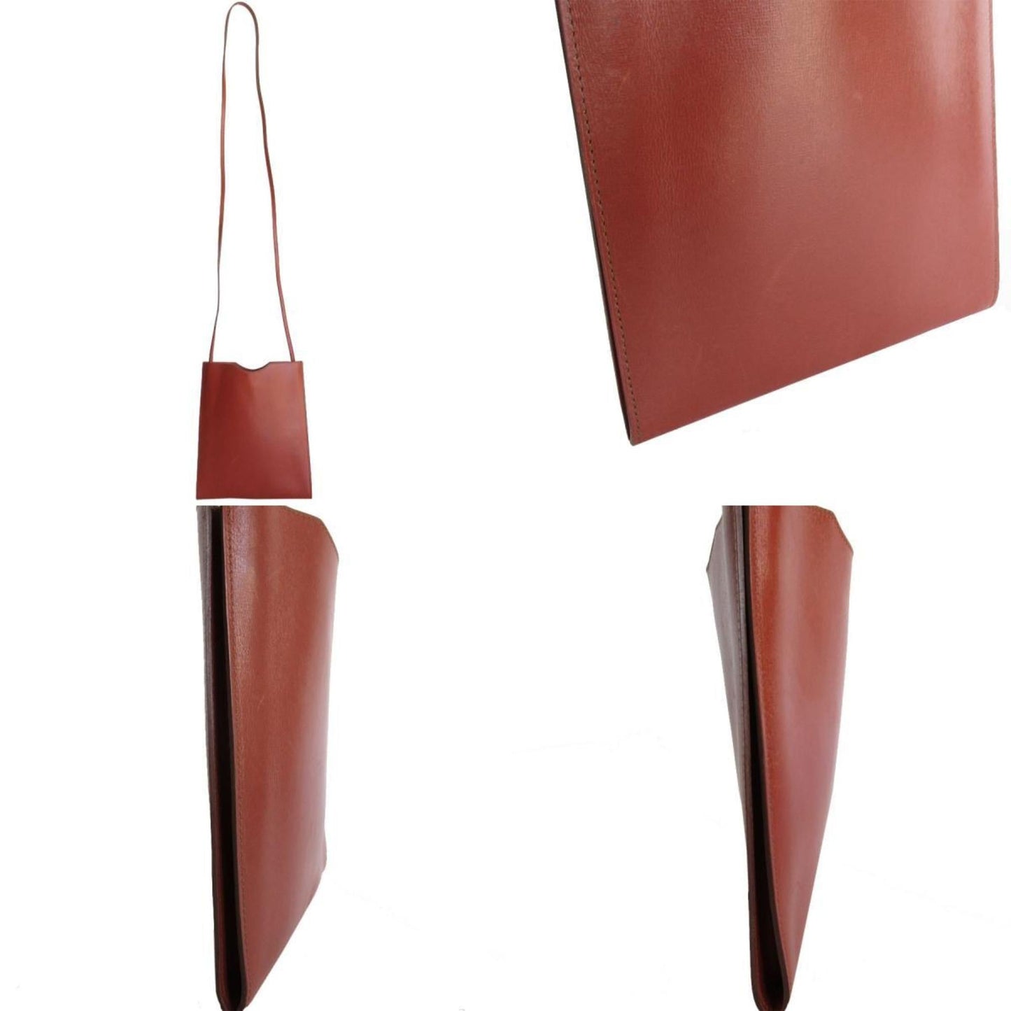 Hermes Brown Leather Shoulder Bag ( )