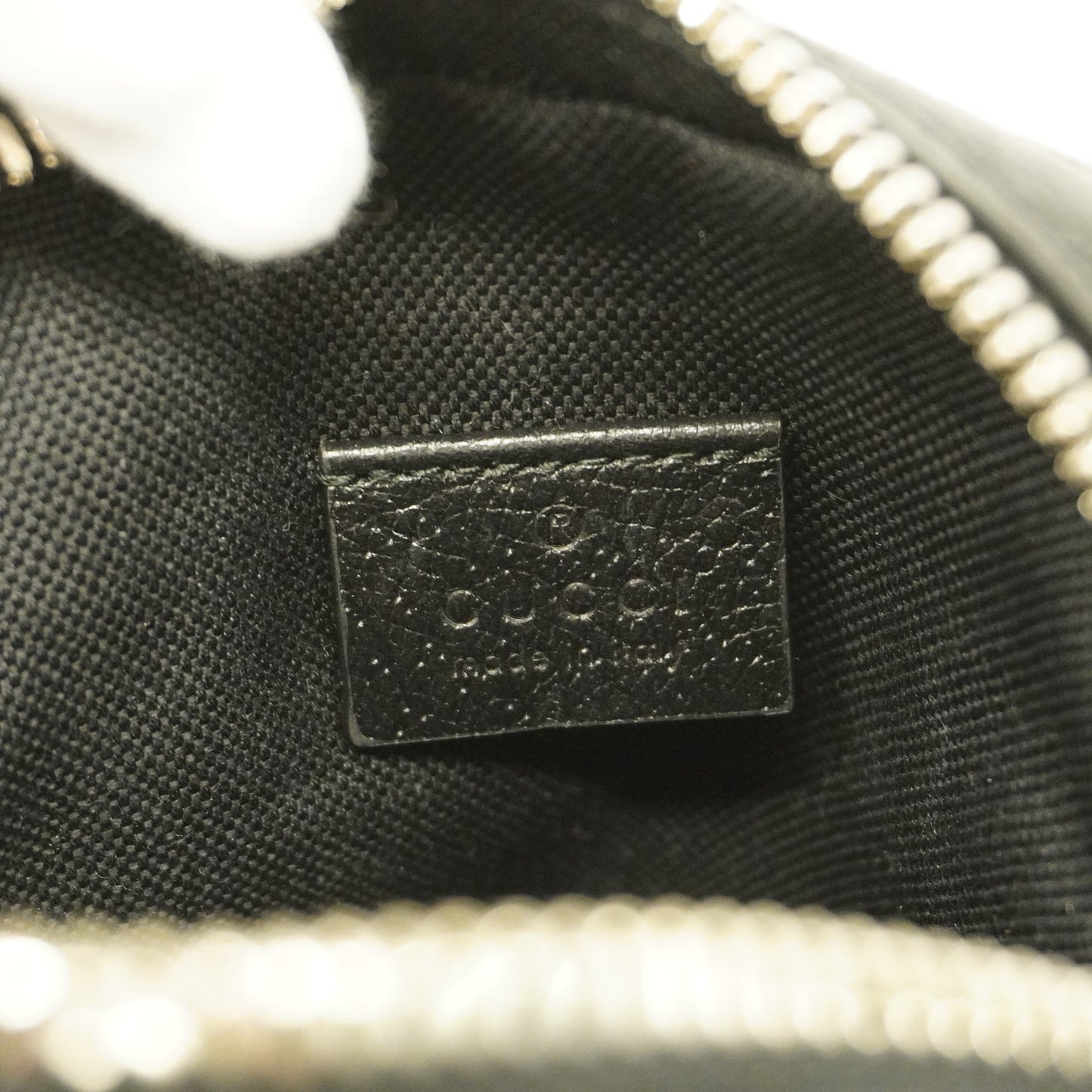 GUCCI Auth  GG Psychedelic 598103 PVC Shoulder Bag Black