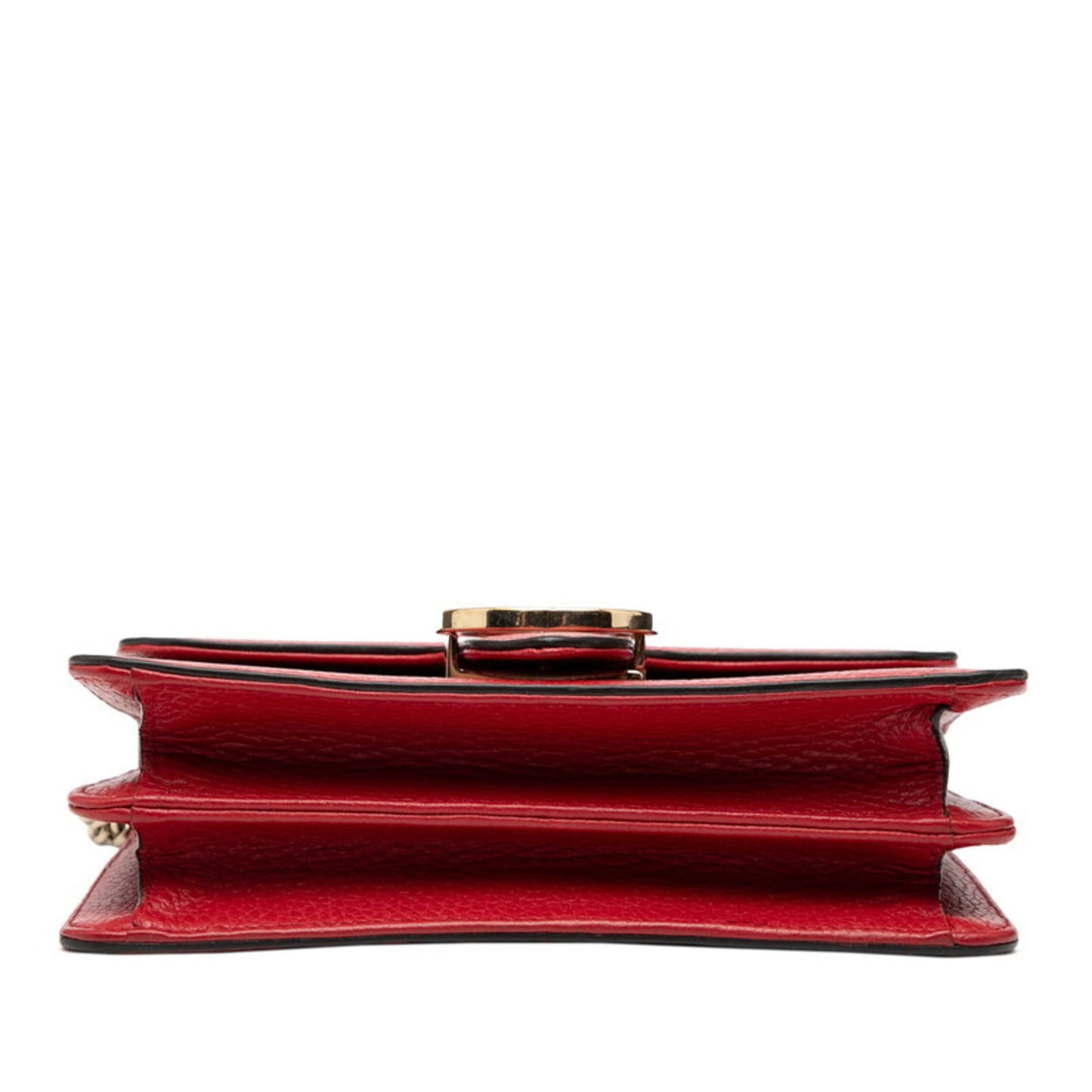 Gucci Red Color Leather Shoulder Bag ( )
