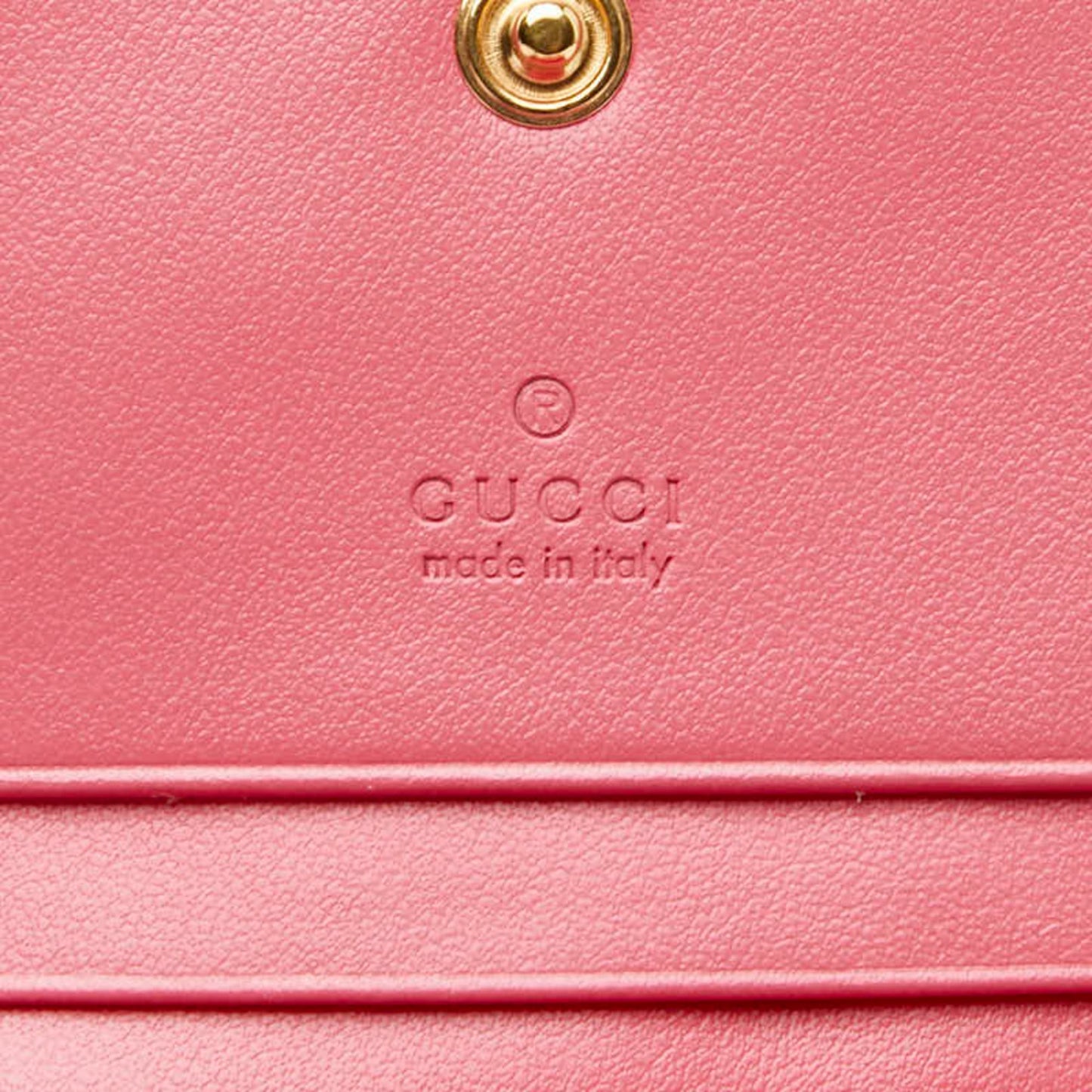 Gucci Pink Leather Wallet (Bi-Fold) ( )