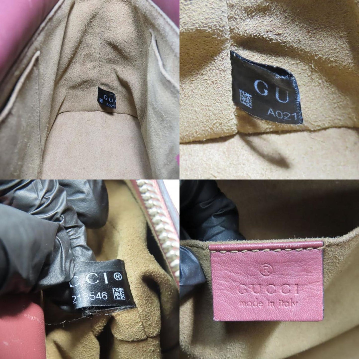 Gucci Gg Blooms Beige Pink Red Color Gg Supreme Handbag ( )
