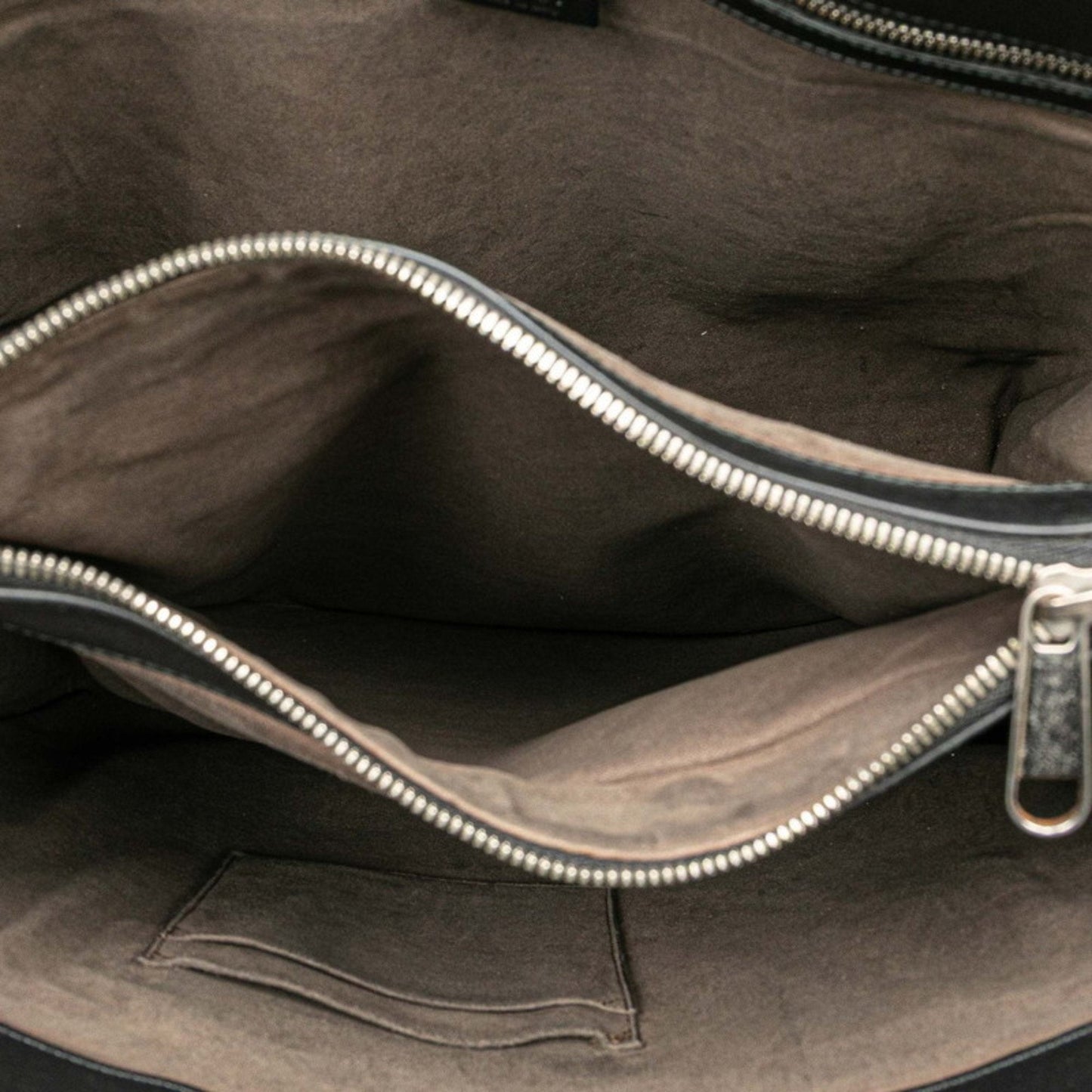 Gucci Beige Black Pvc Leather Shoulder Bag Tote Bag ( )