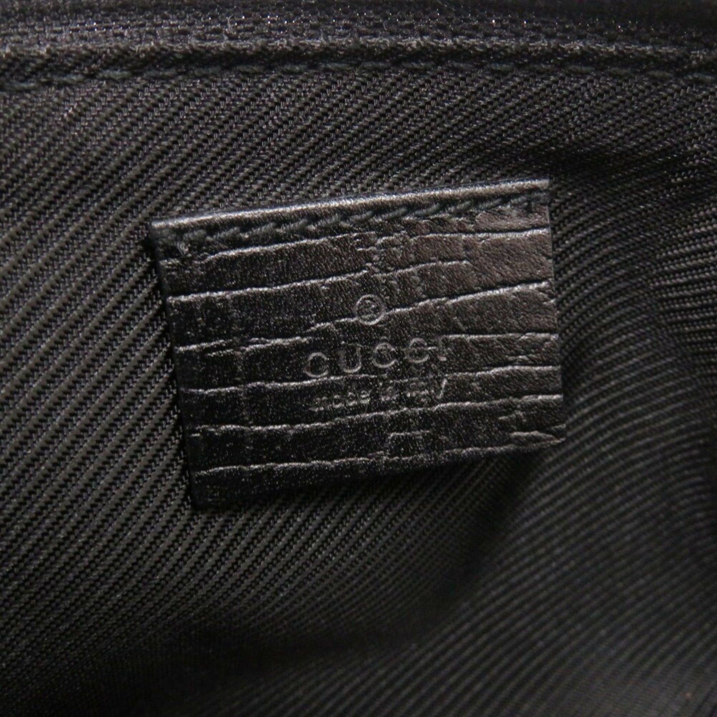 Gucci Gg Canvas Black Gg Canvas Handbag Pouch ( )