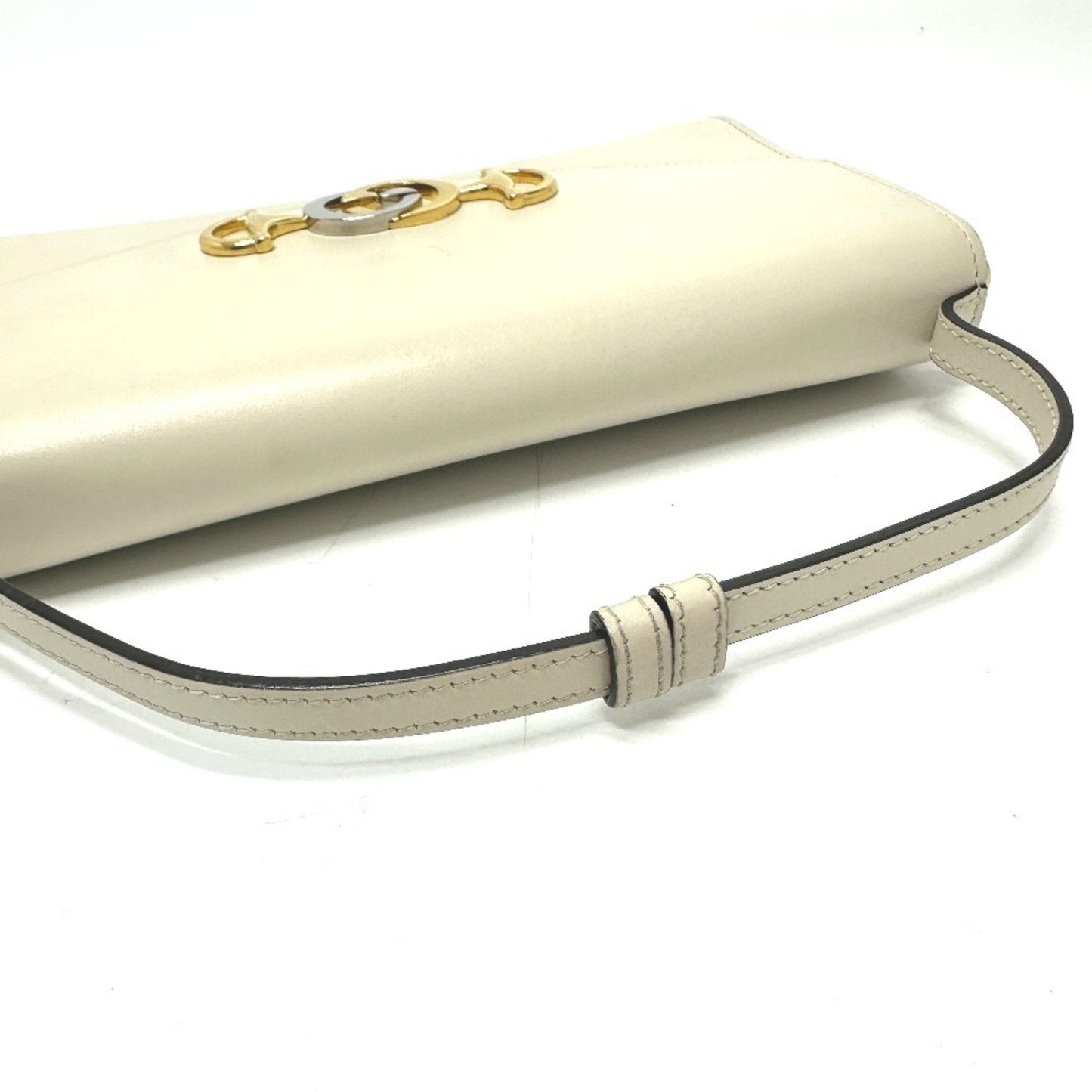 Gucci Off-White Leather Shoulder Bag ( )