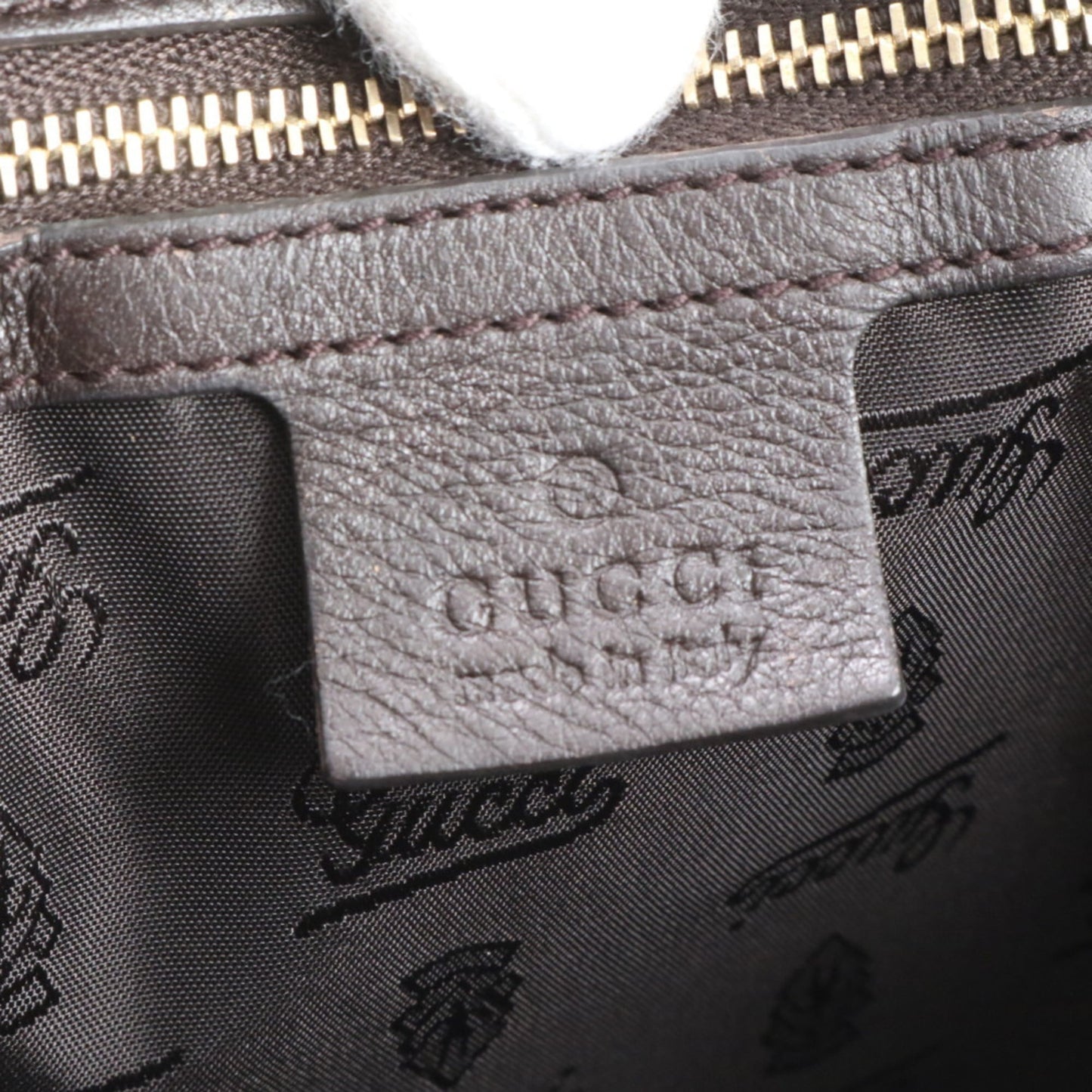 Gucci Brown Leather Shoulder Bag ( )