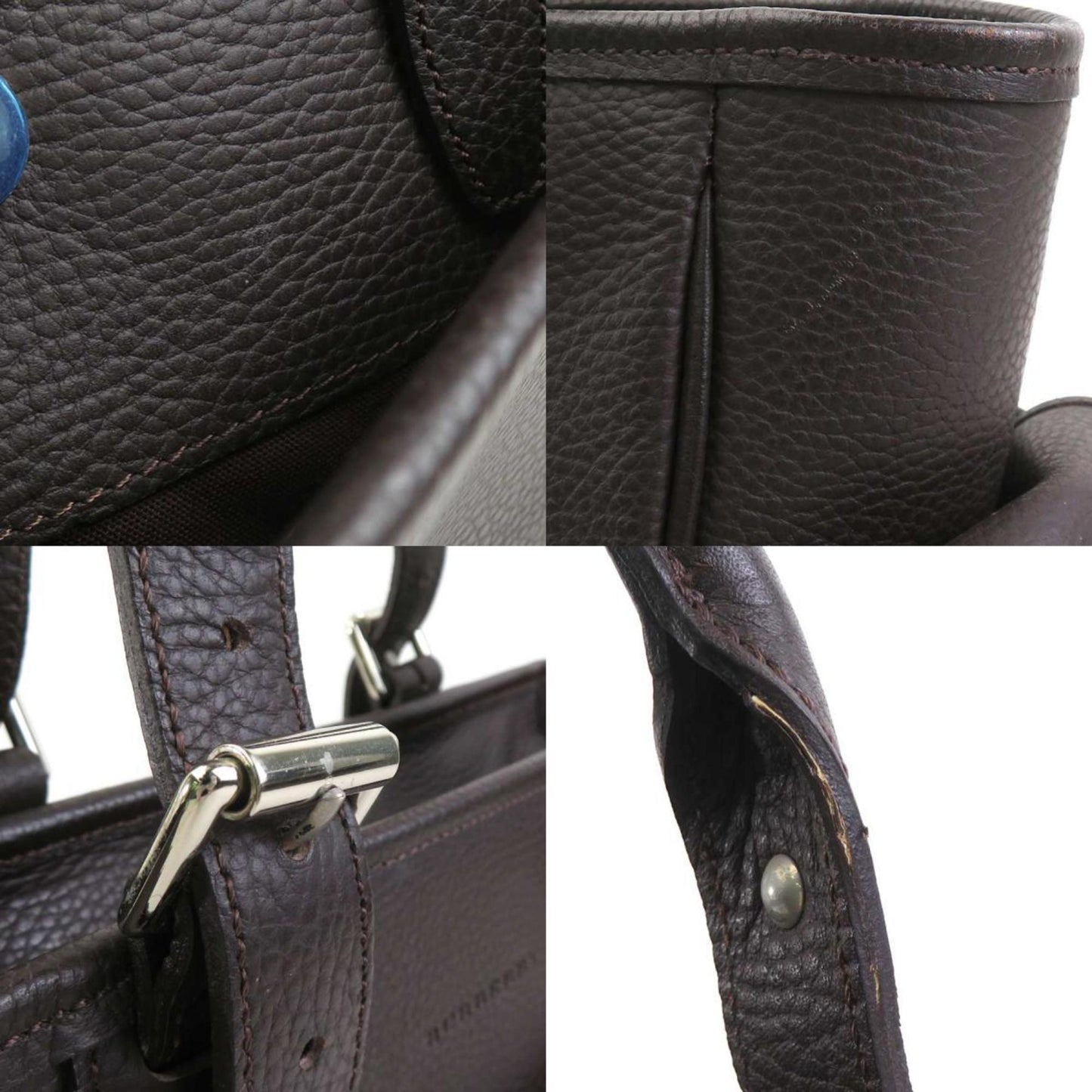 Burberry Brown Leather Handbag ( )
