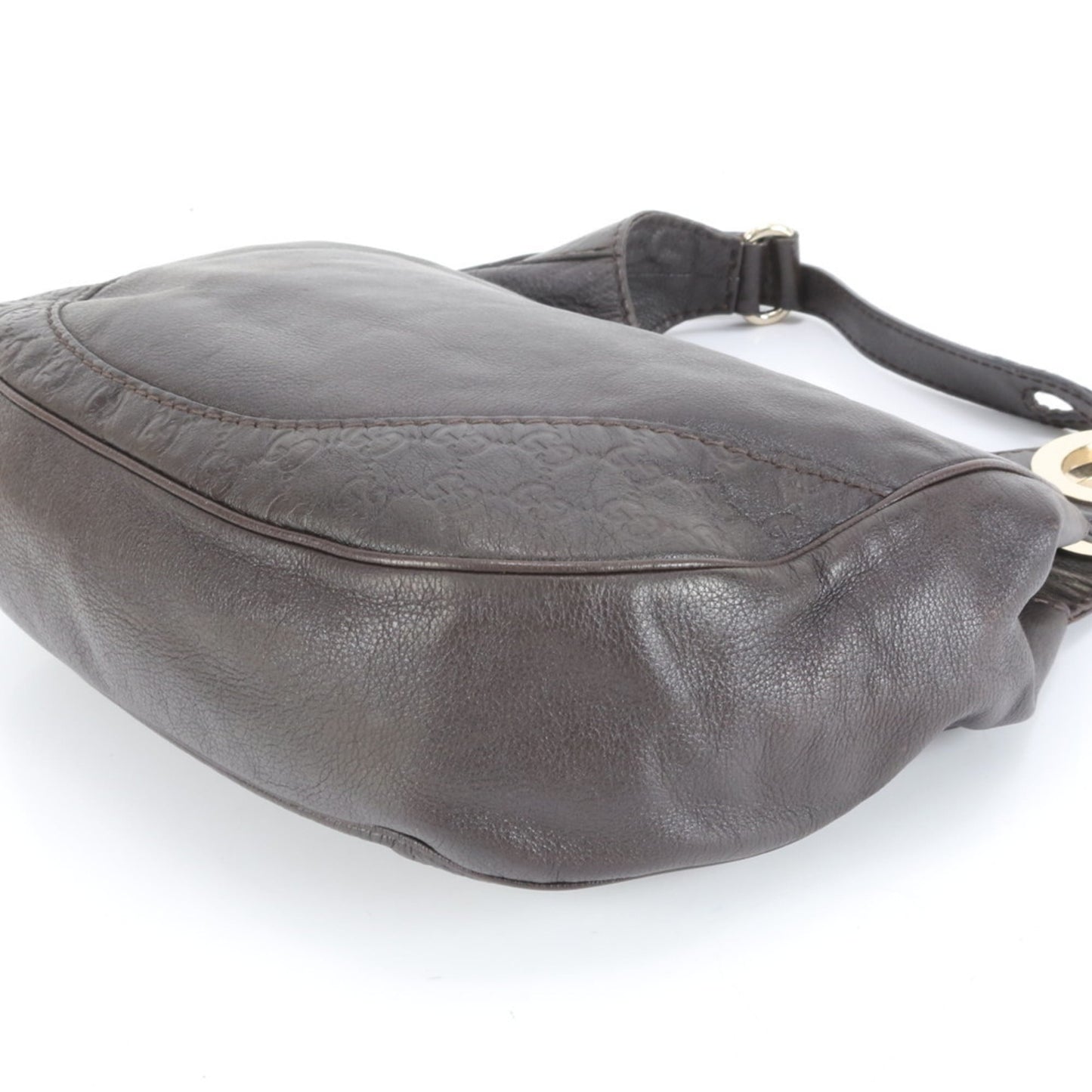 Gucci Brown Leather Shoulder Bag ( )