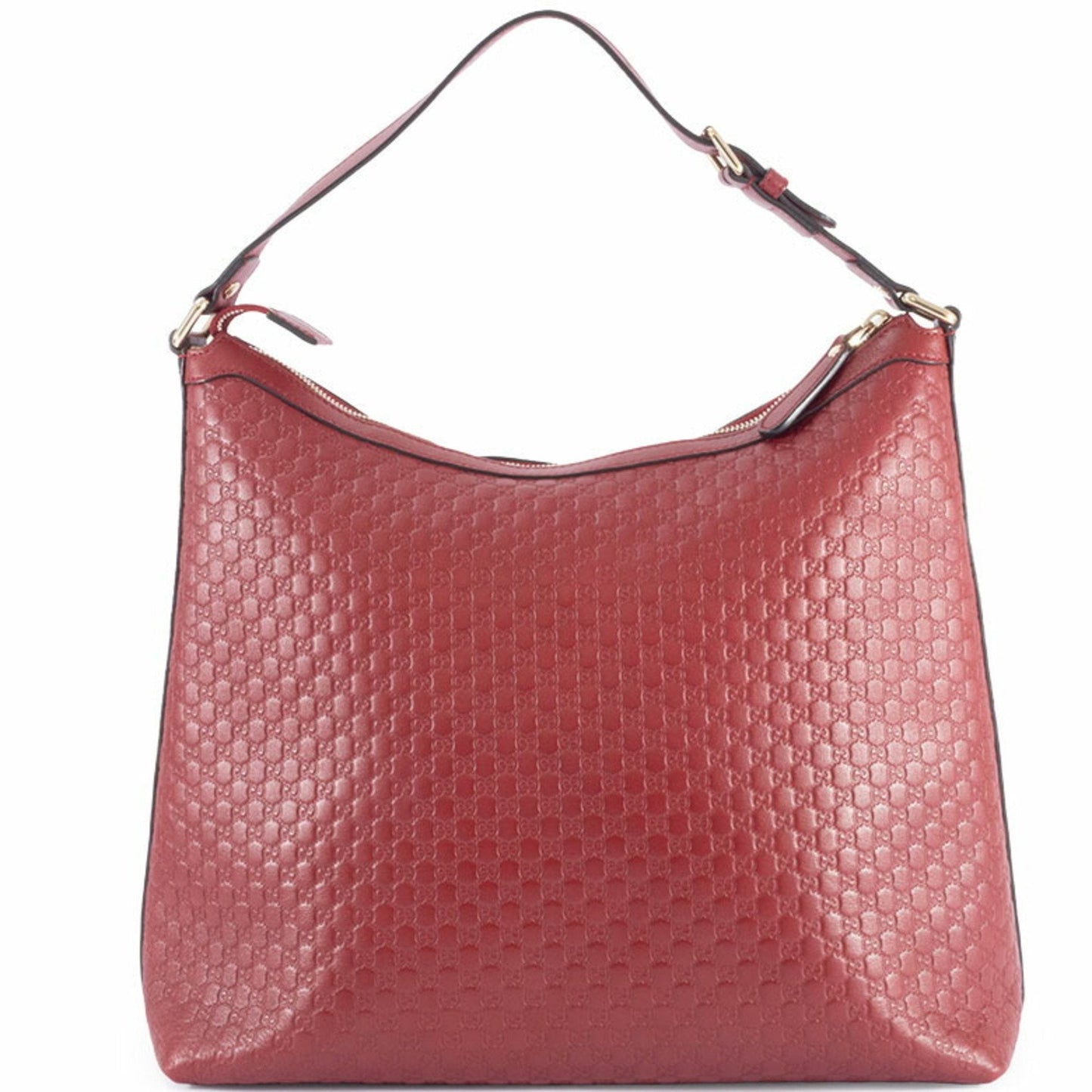 Gucci Microguccissima Red Color Leather Shoulder Bag ( )