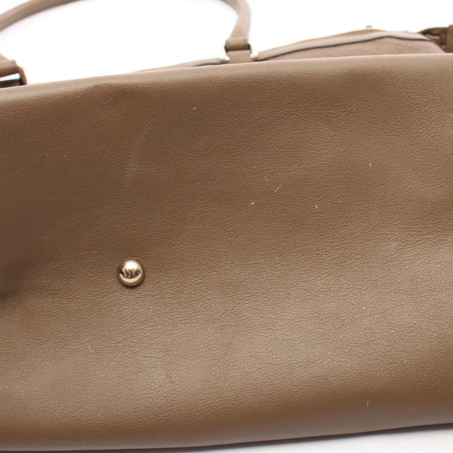 Gucci Brown Leather Tote Bag ( )