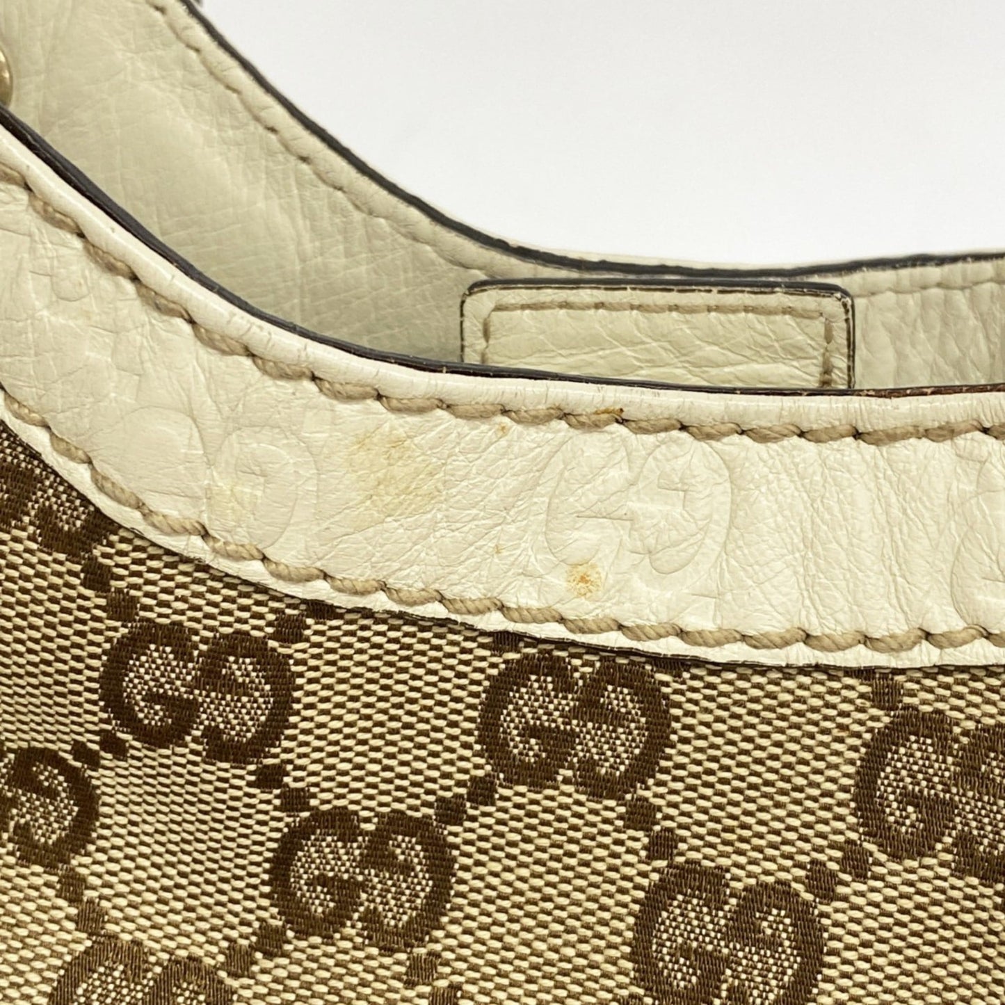 Gucci Brown Canvas Tote Bag ( )